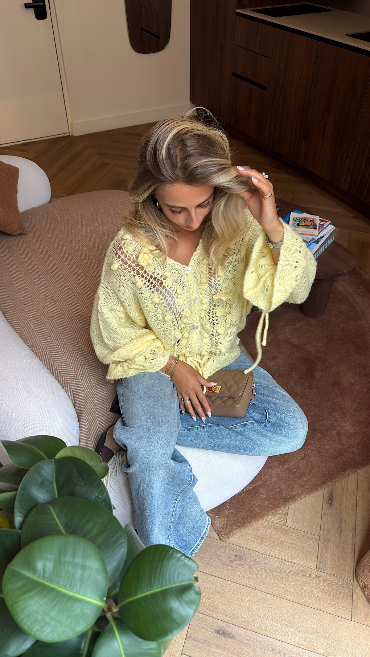GILET JENNY - JAUNE