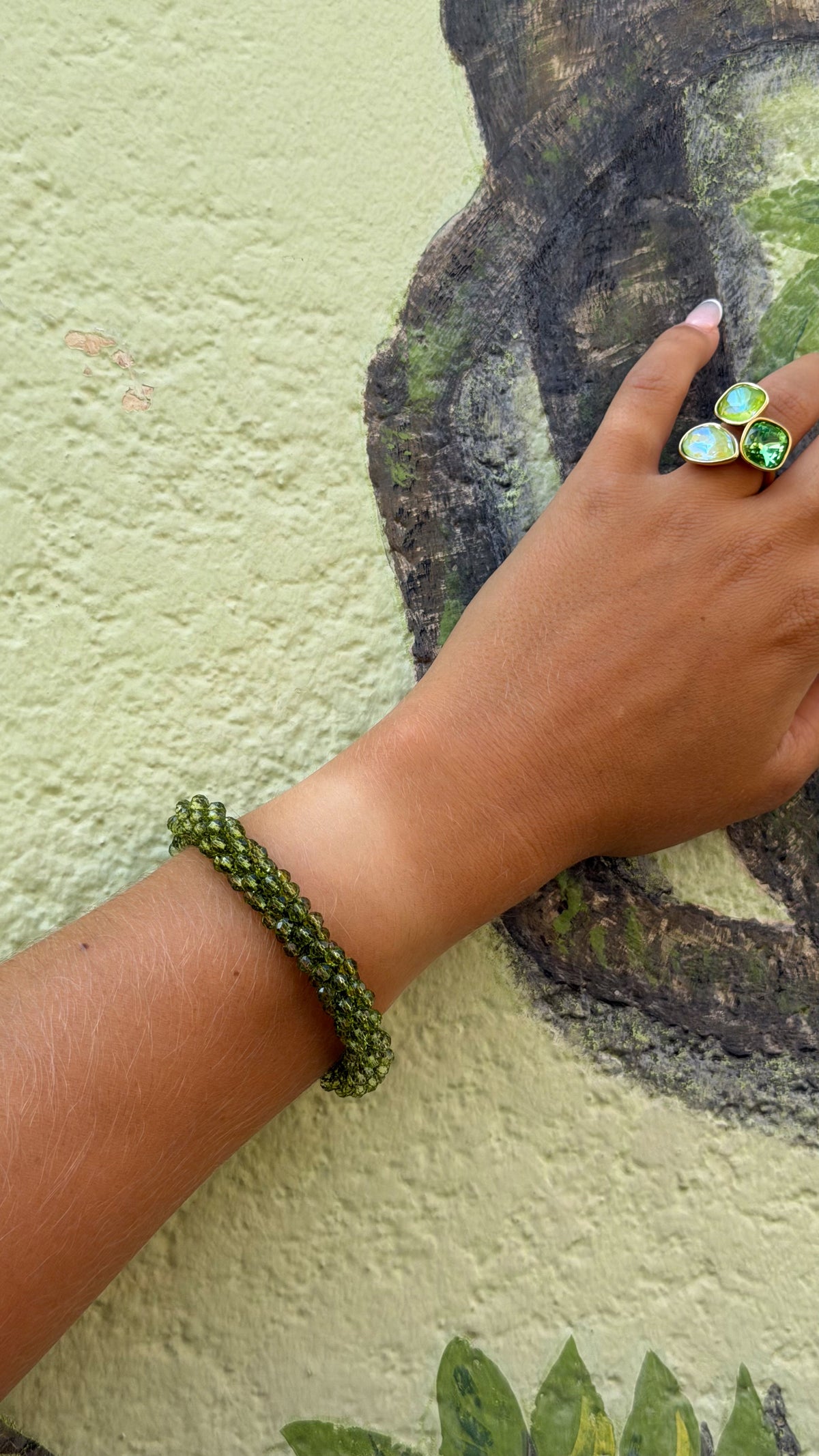 BRACELET JADE - VERT