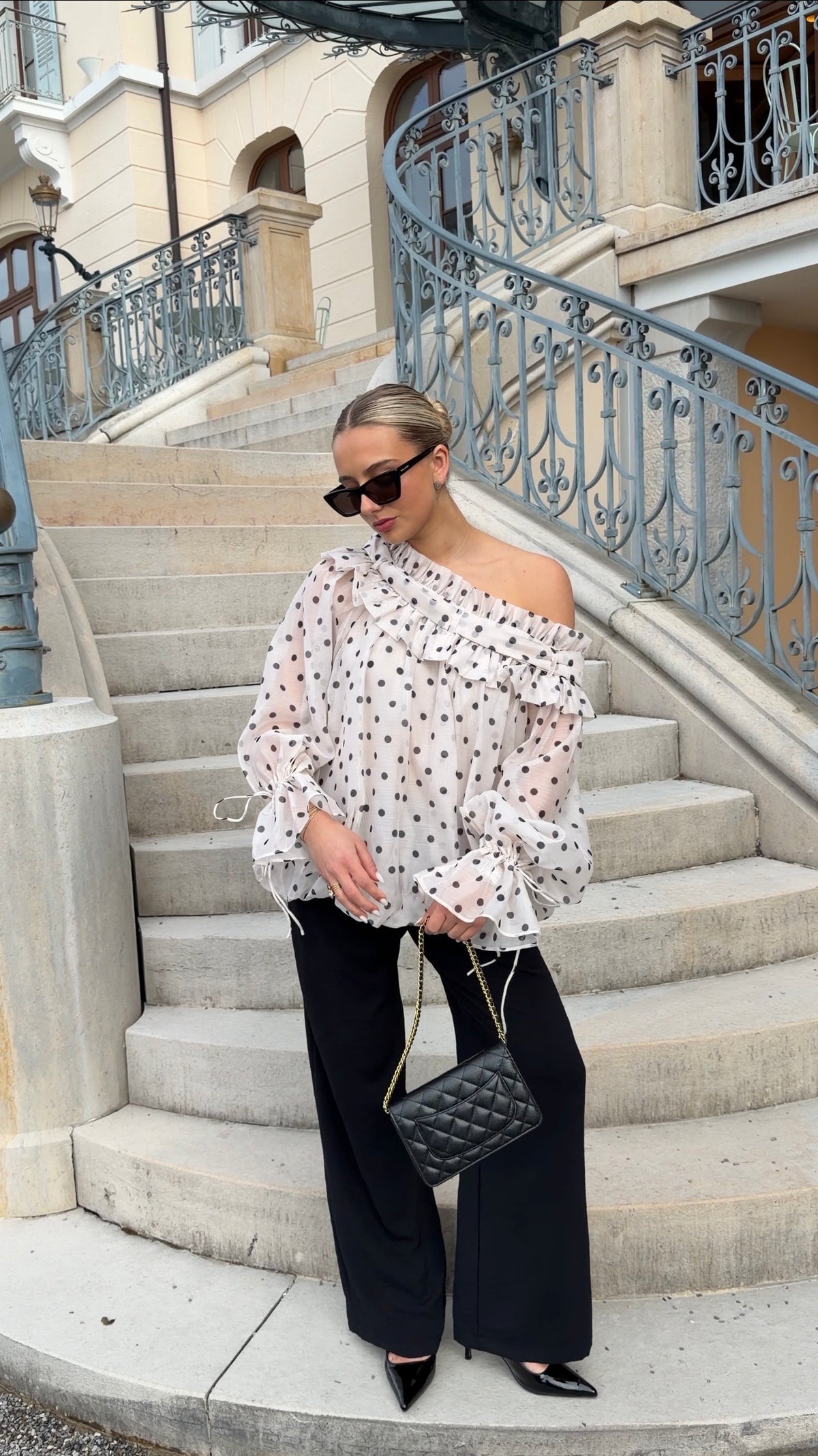 BRIGITTE BLOUSE - POLKA DOT