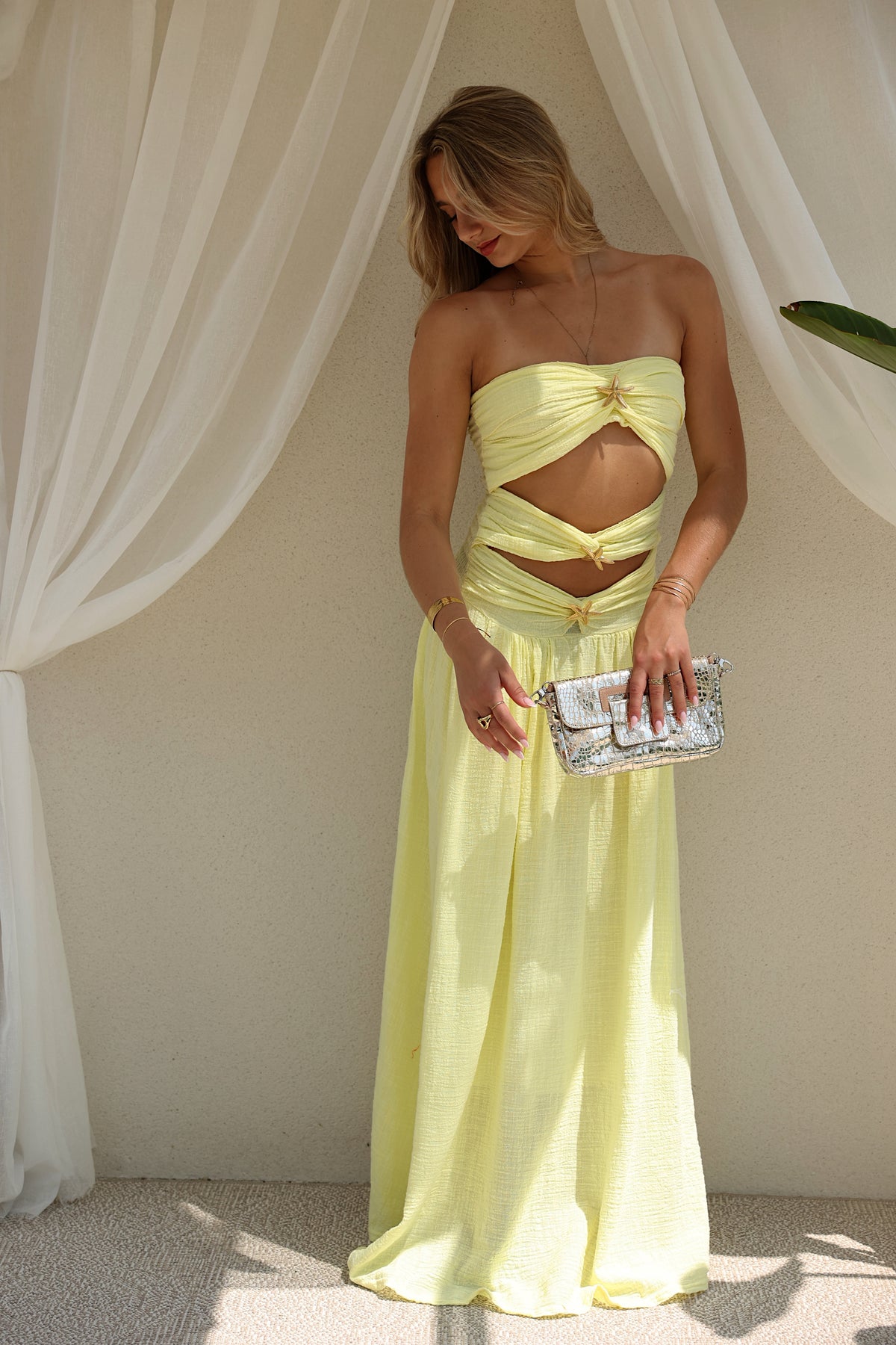 ROBE YSÉE - JAUNE