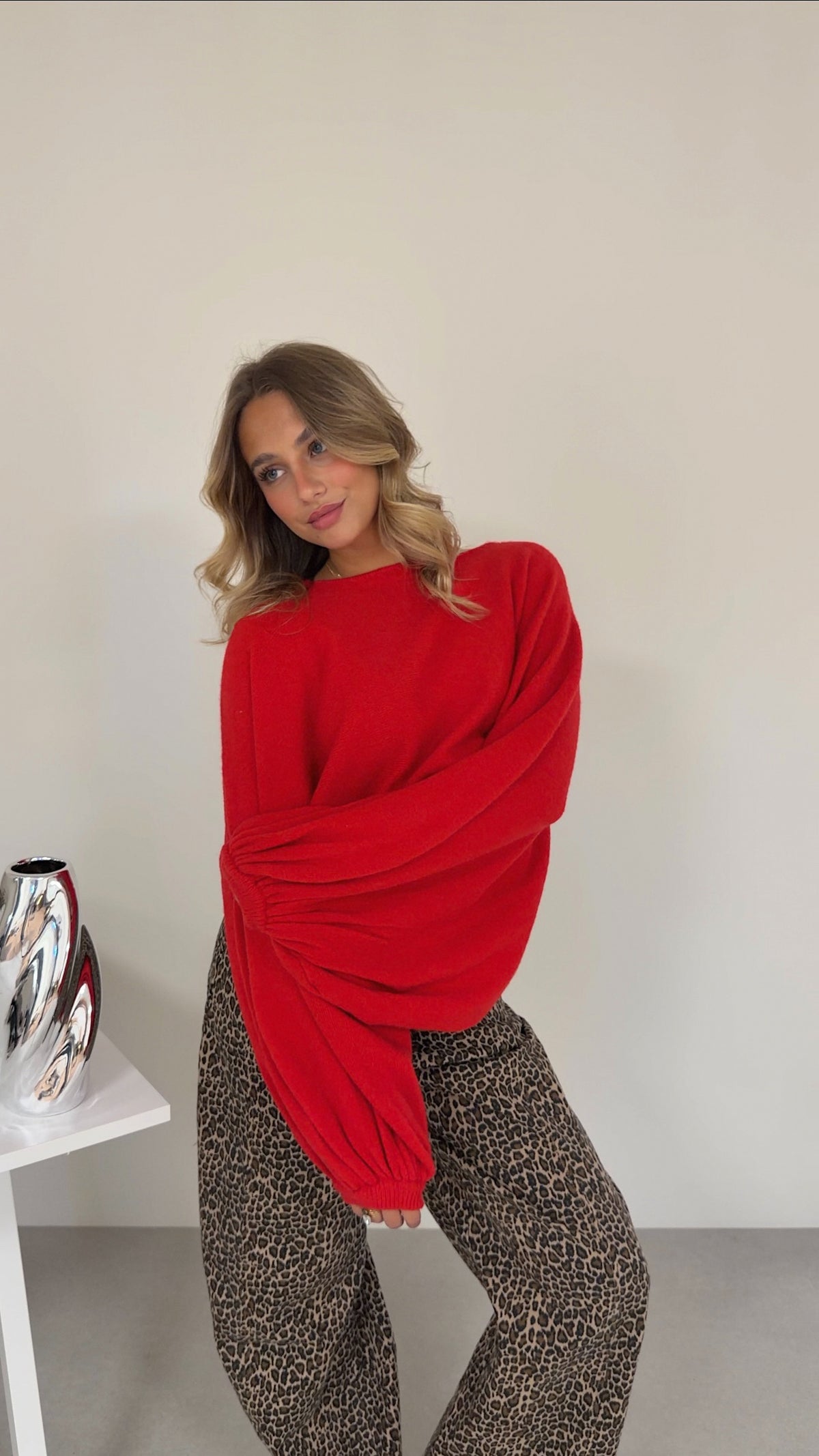 PULL ZOE - ROUGE