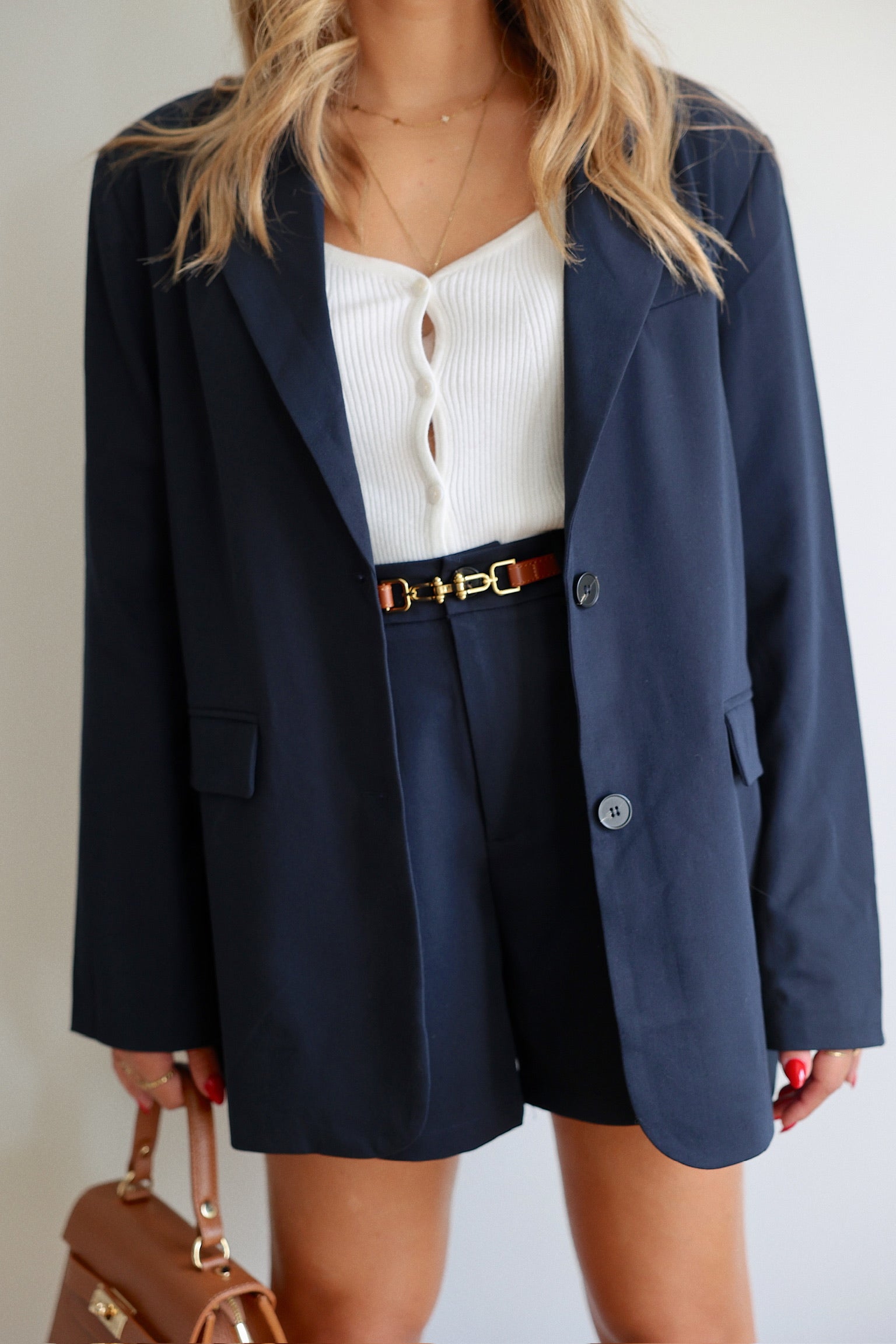 BLAZER NONA - BLEU MARINE