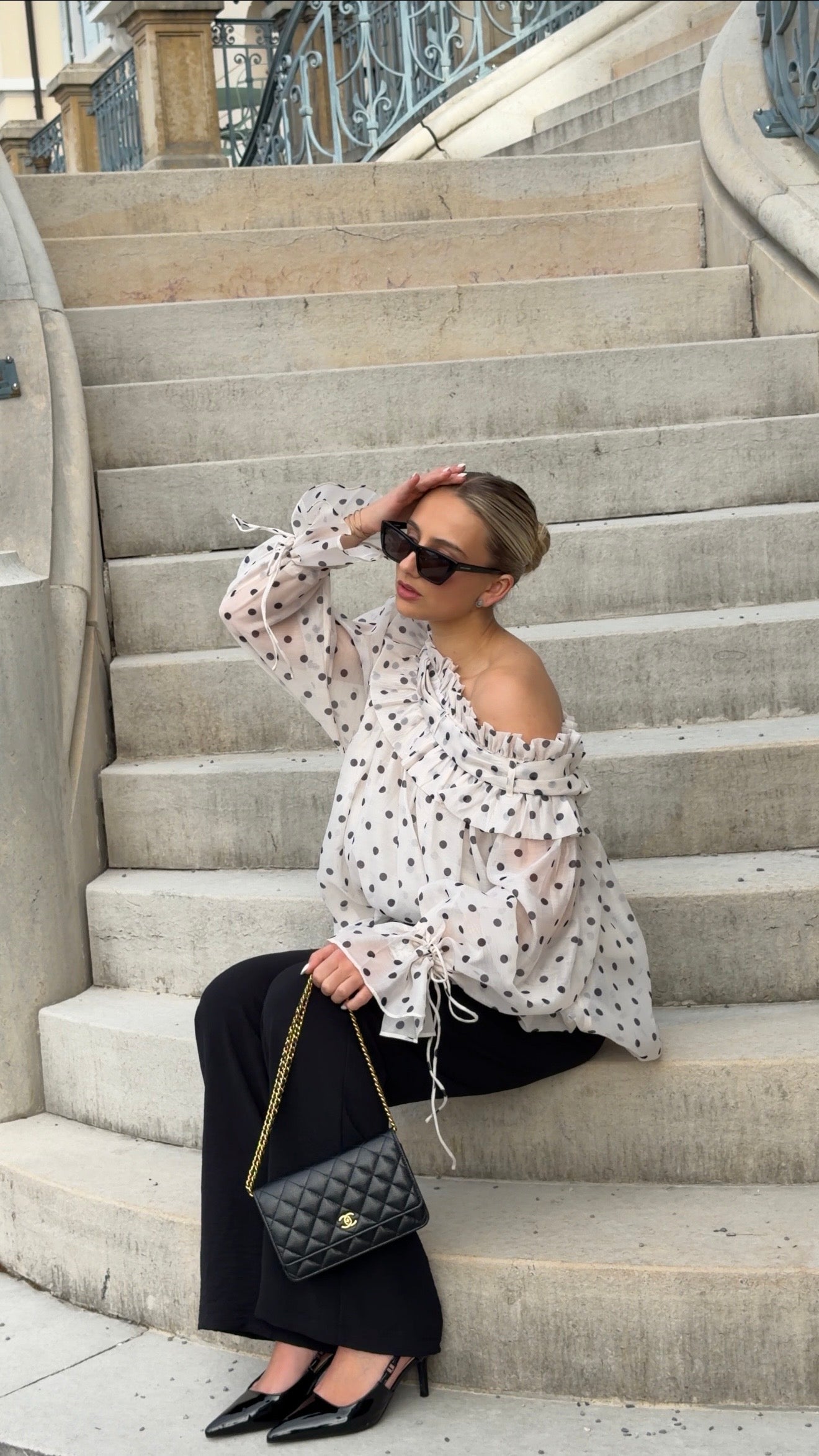 BRIGITTE BLOUSE - POLKA DOT