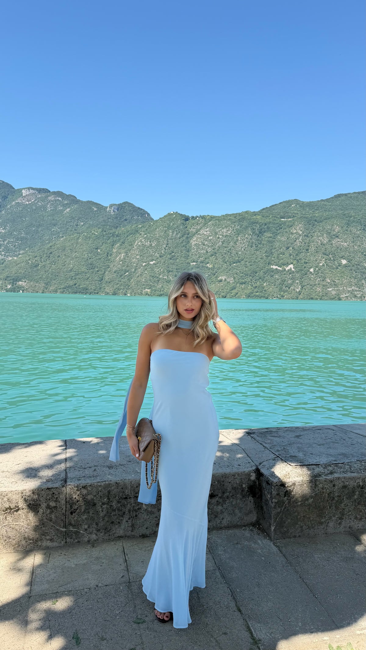 GIULIA DRESS - BLUE