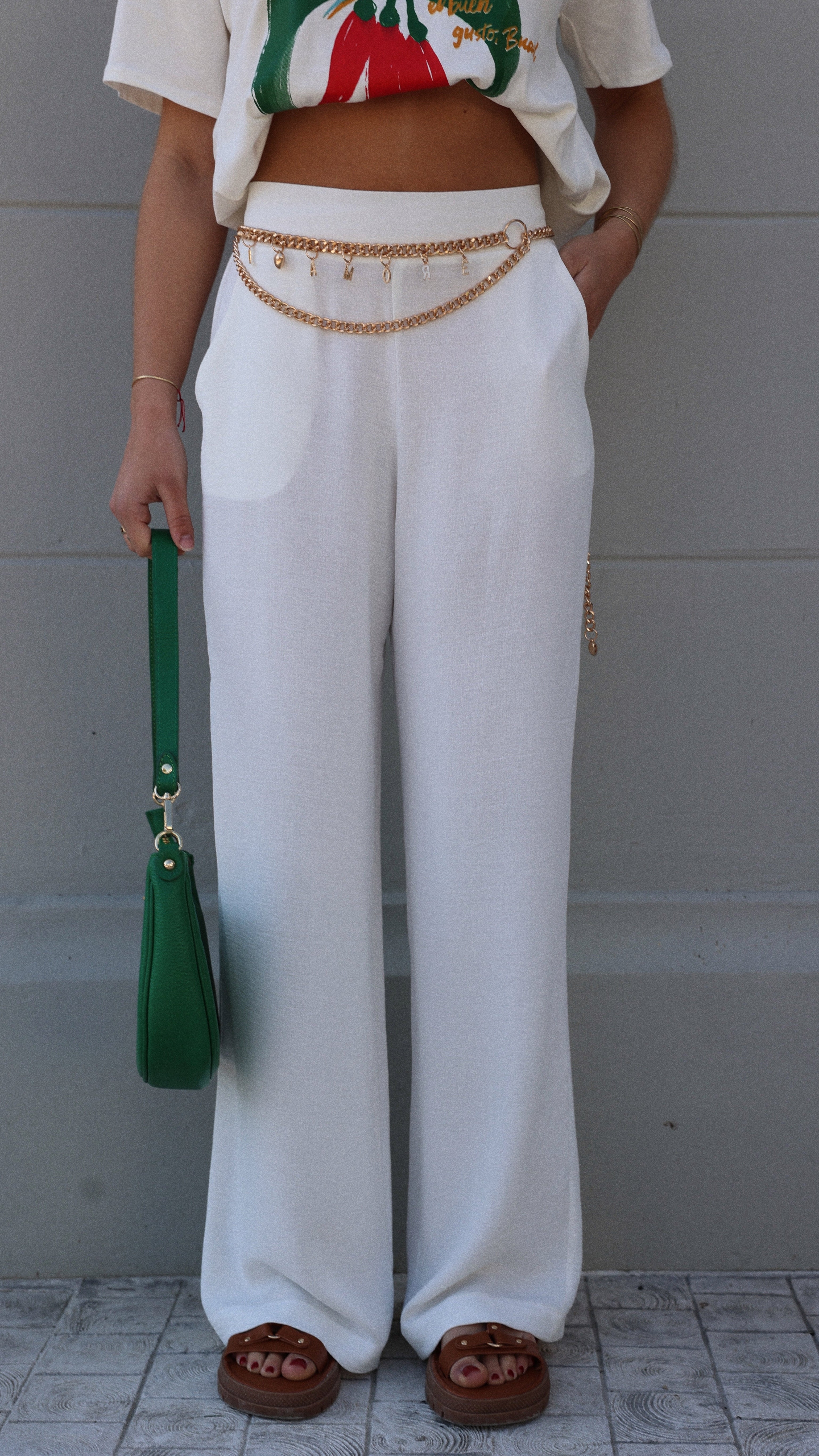 PANTALON SOLUNA - BLANC