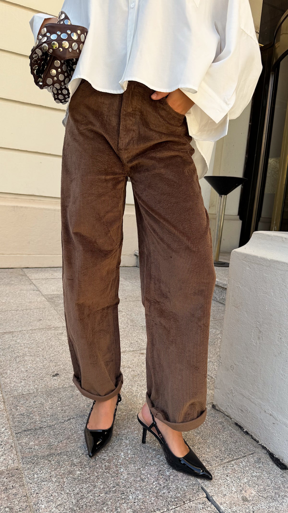 CHRIS TROUSERS - CHOCO