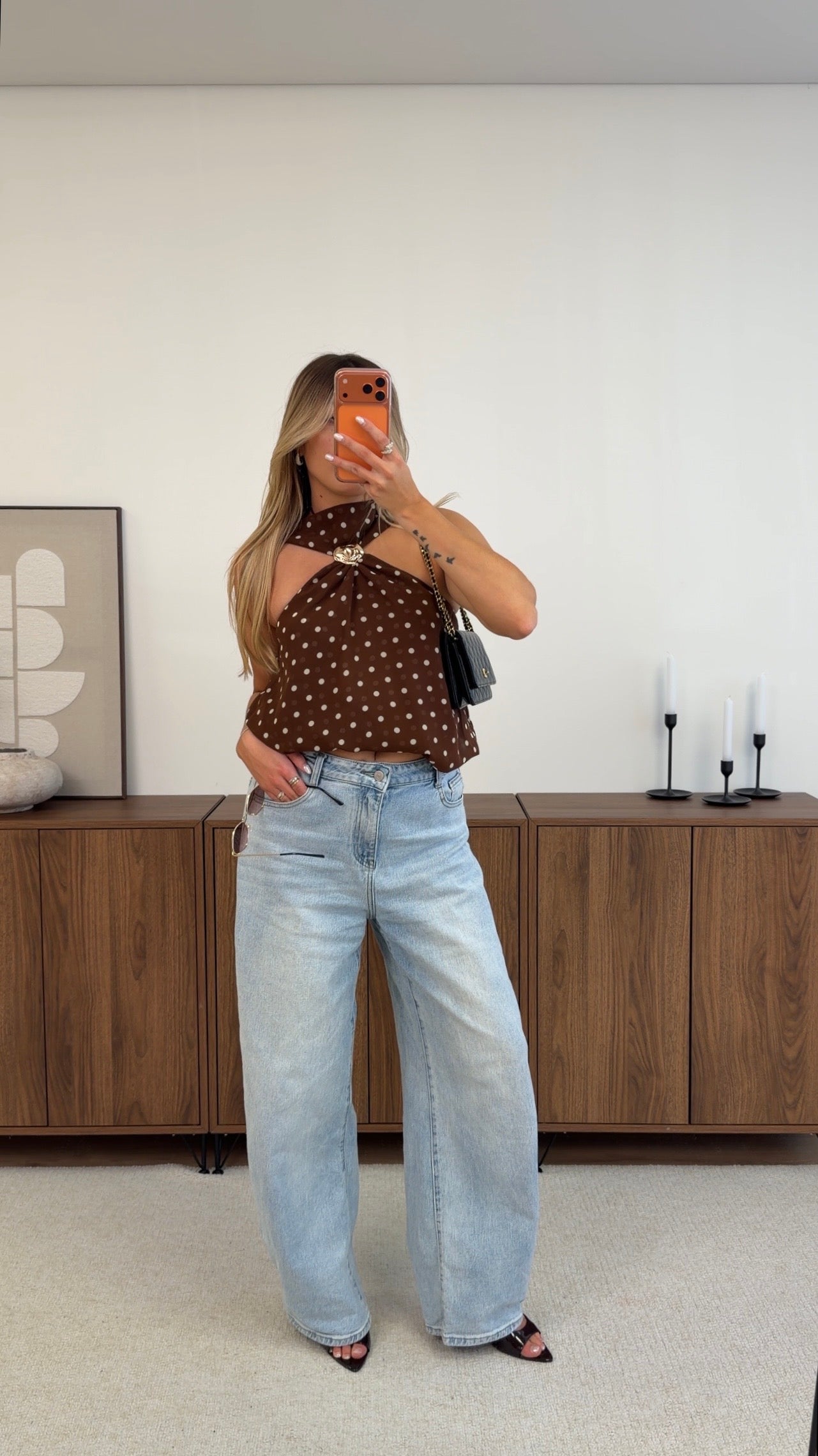 TOP ANNIE - MARRÓN