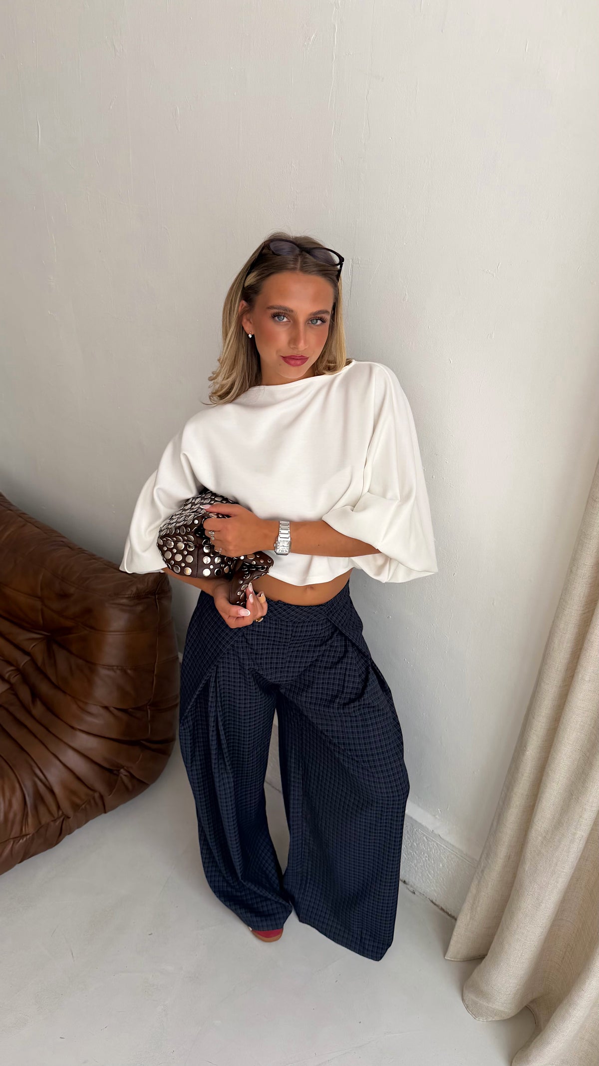PANTALON STEPHANE - MARINE