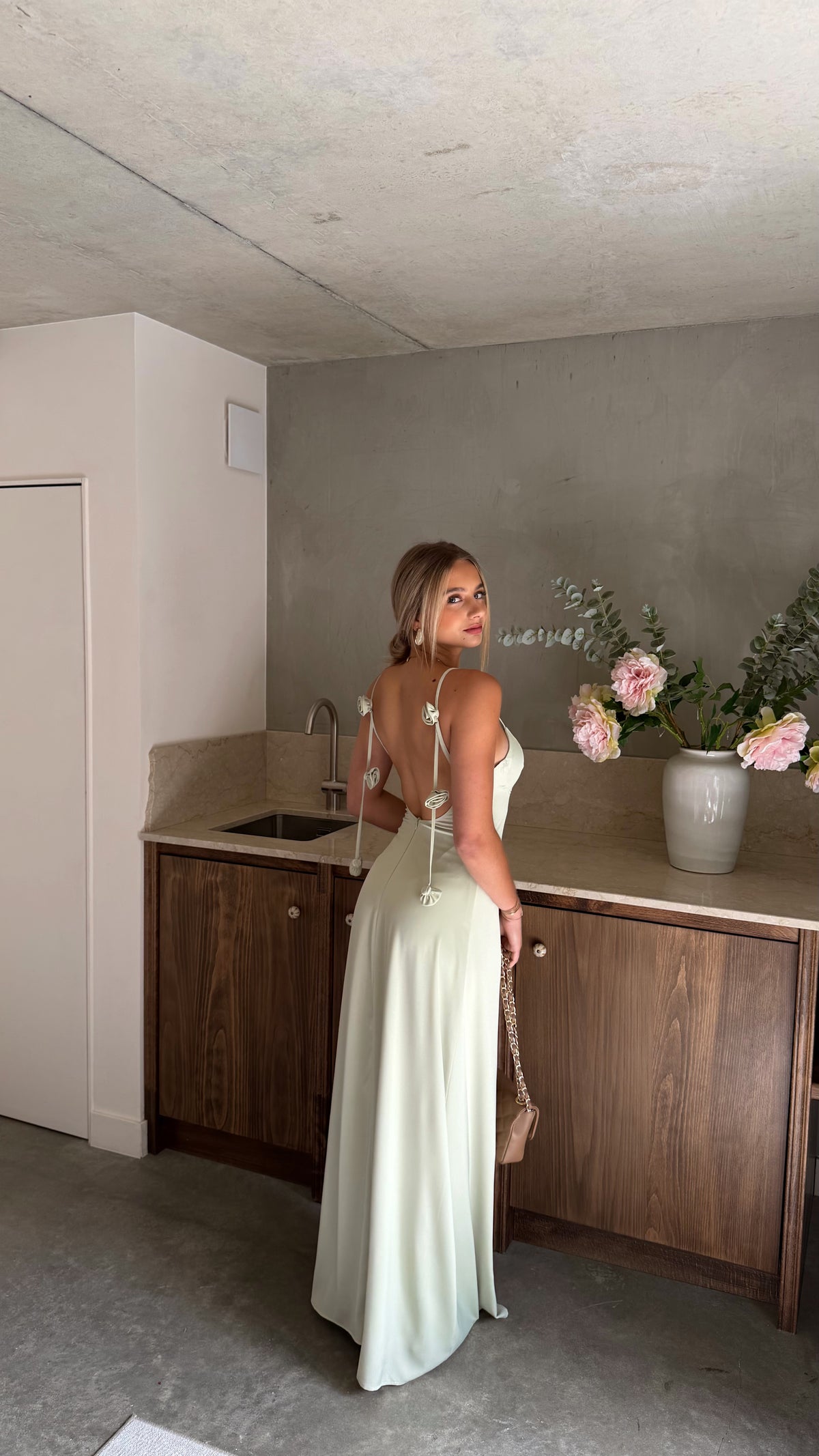 VESTIDO VALENTINA - VERDE ANÍS