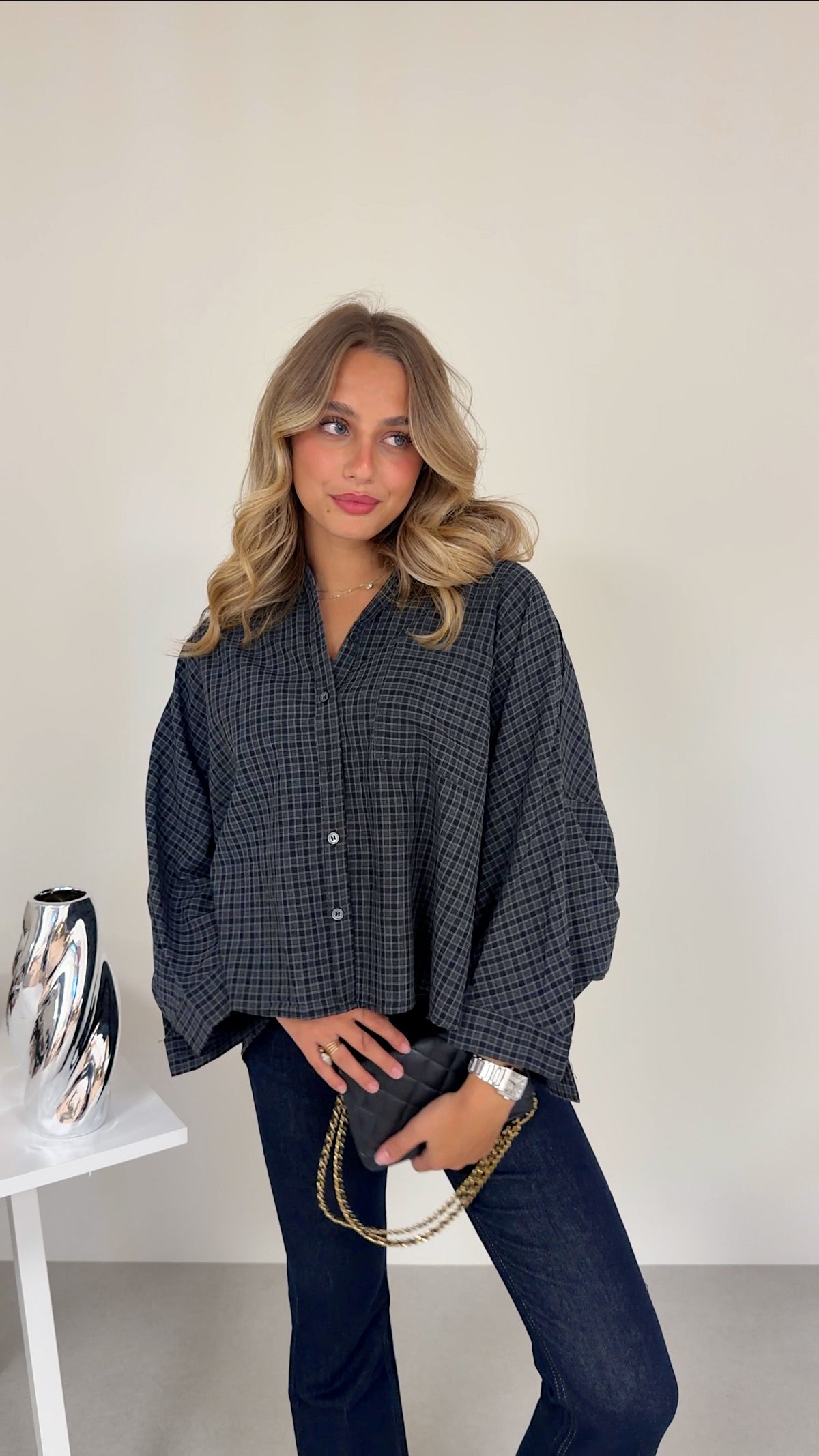 CHEMISE MANON - BLEU