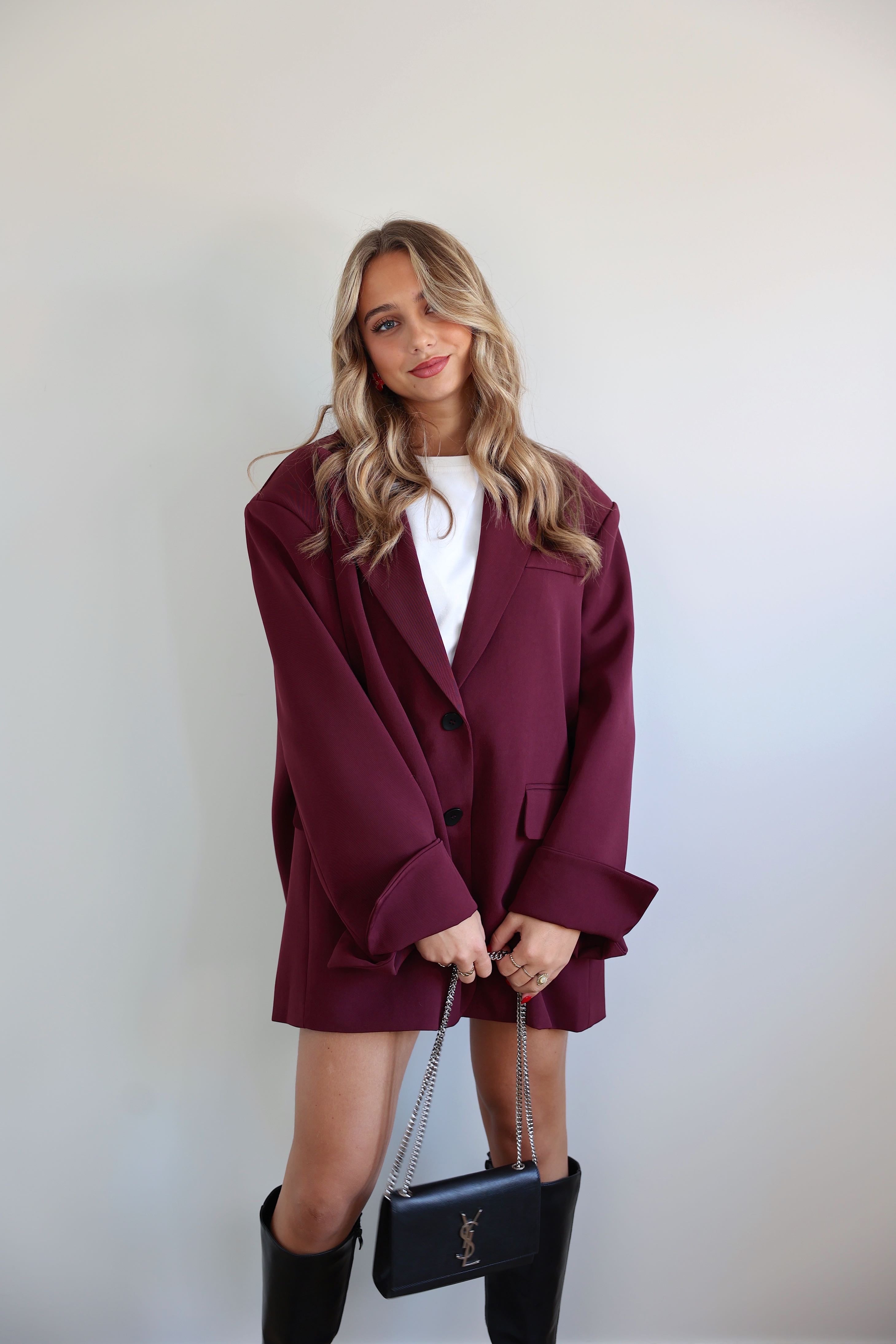 BLAZER LEYA - BORDEAUX