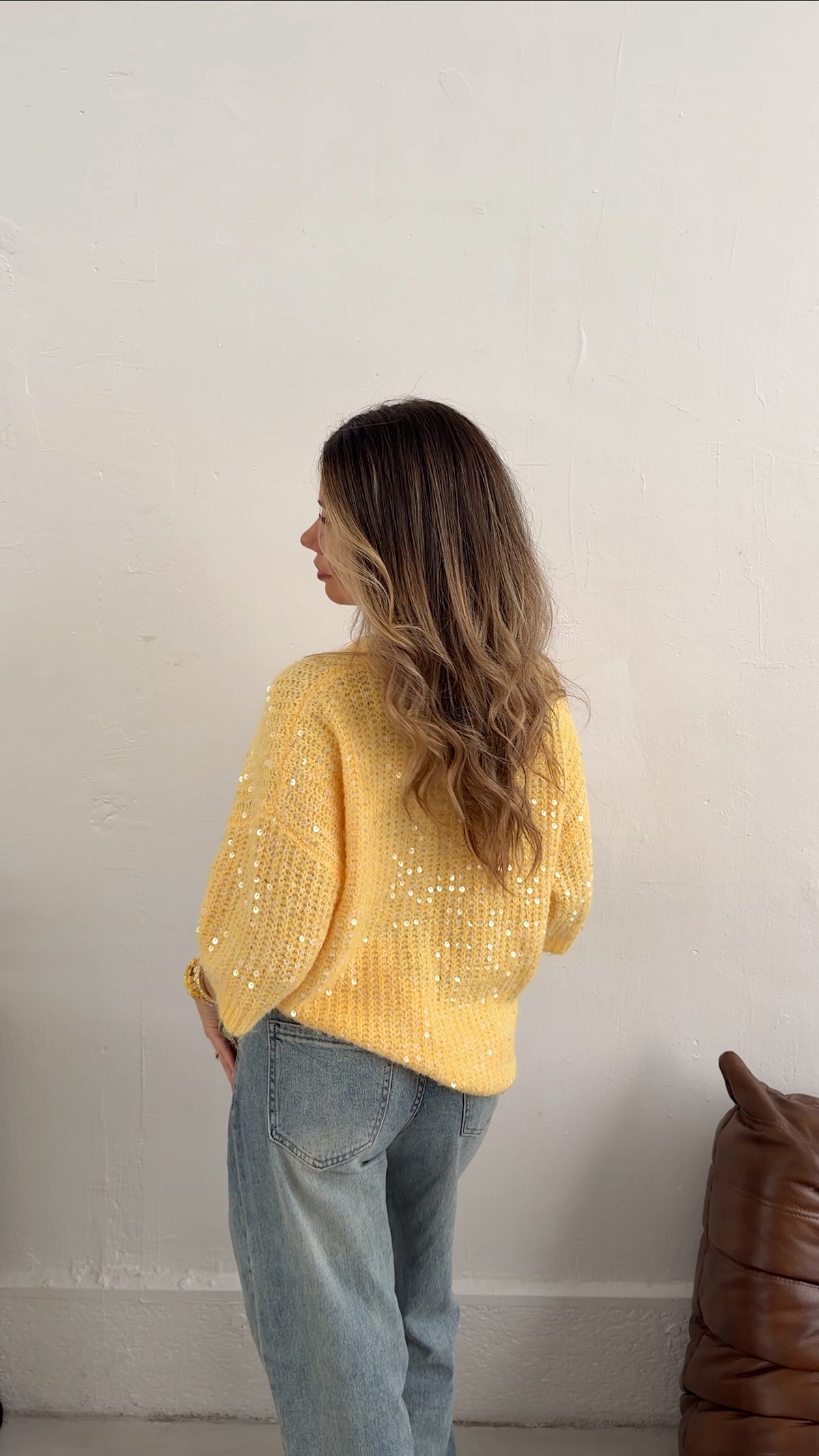PULL INAYA - JAUNE