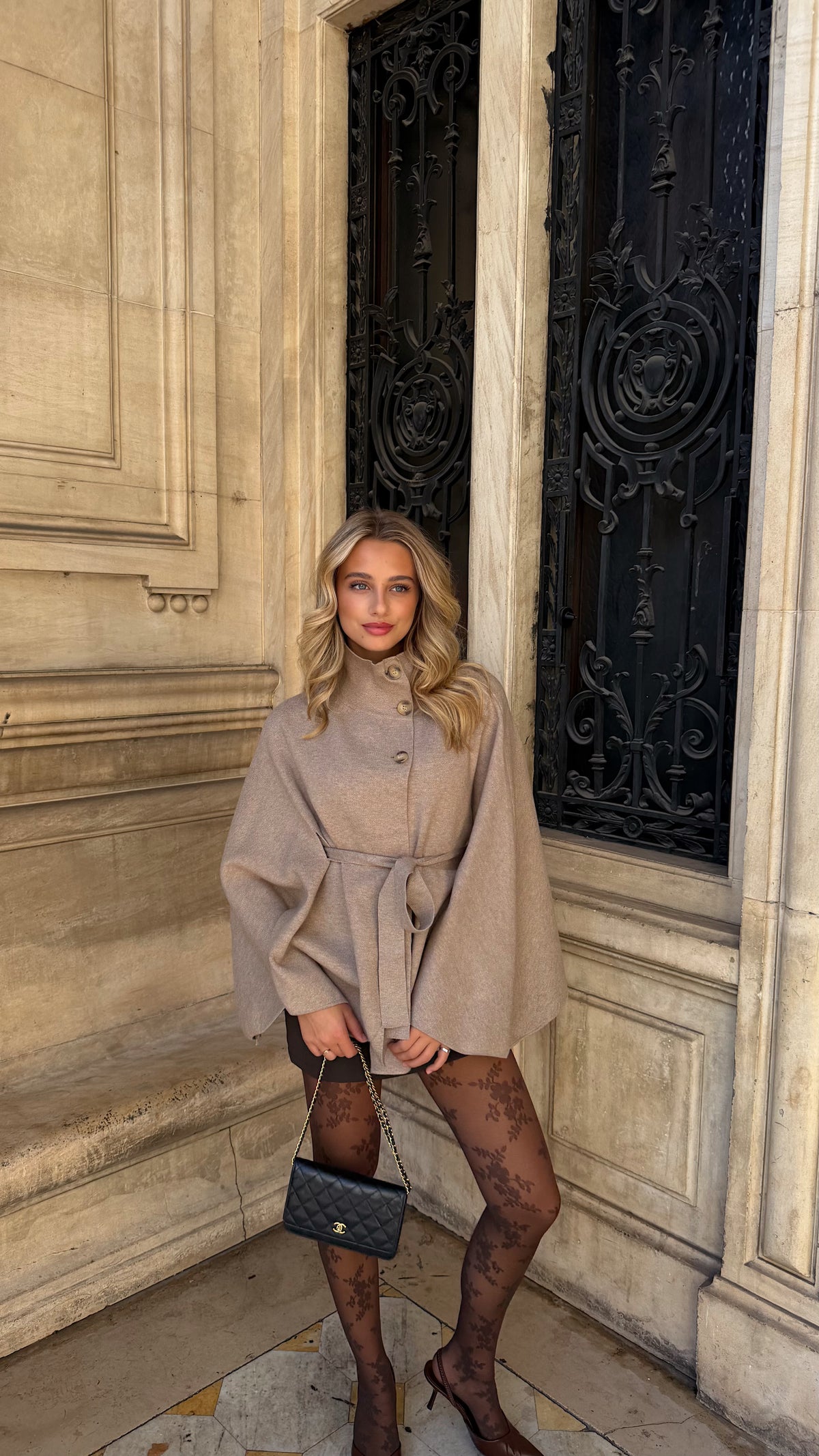 CAPE LEYNA - TAUPE