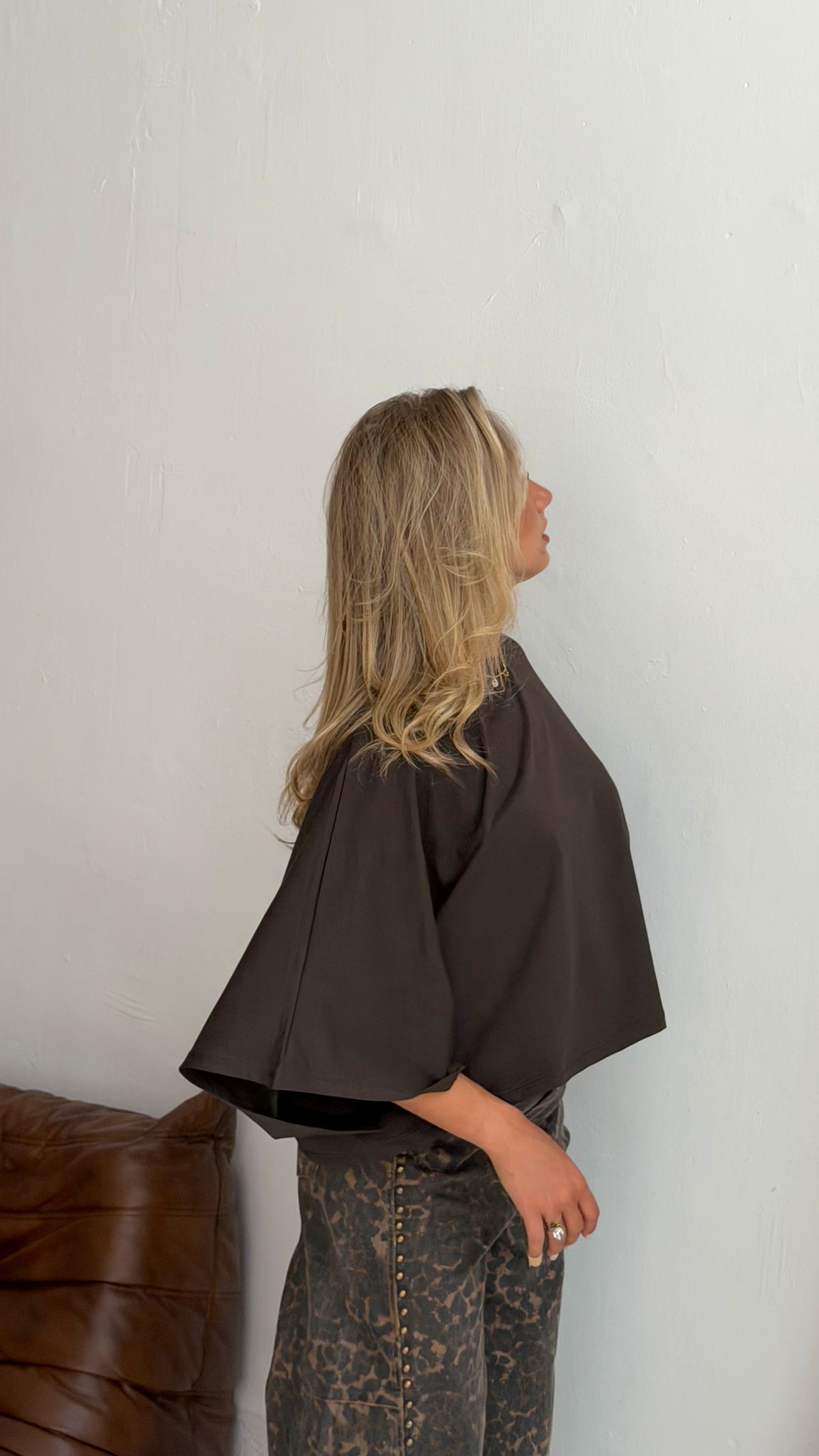 T SHIRT NINON - CHOCO