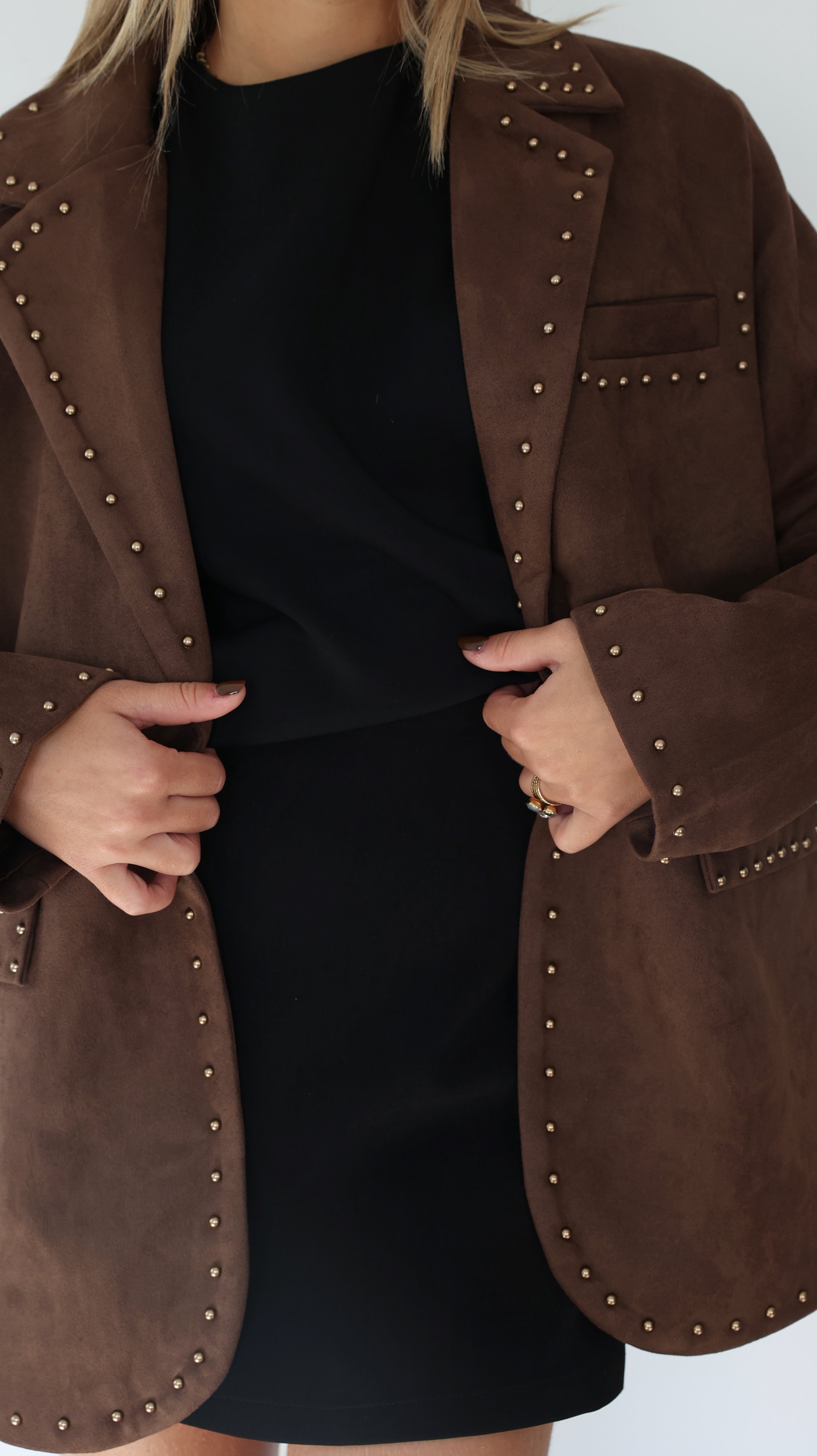 BLAZER DANIA - MARRON