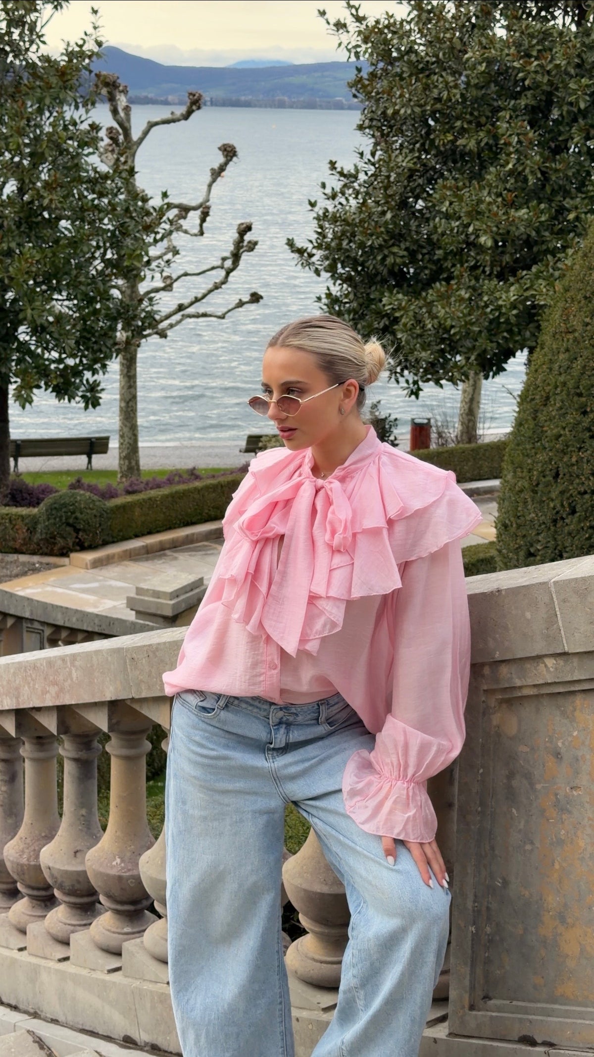 CHLOE BLOUSE - PINK