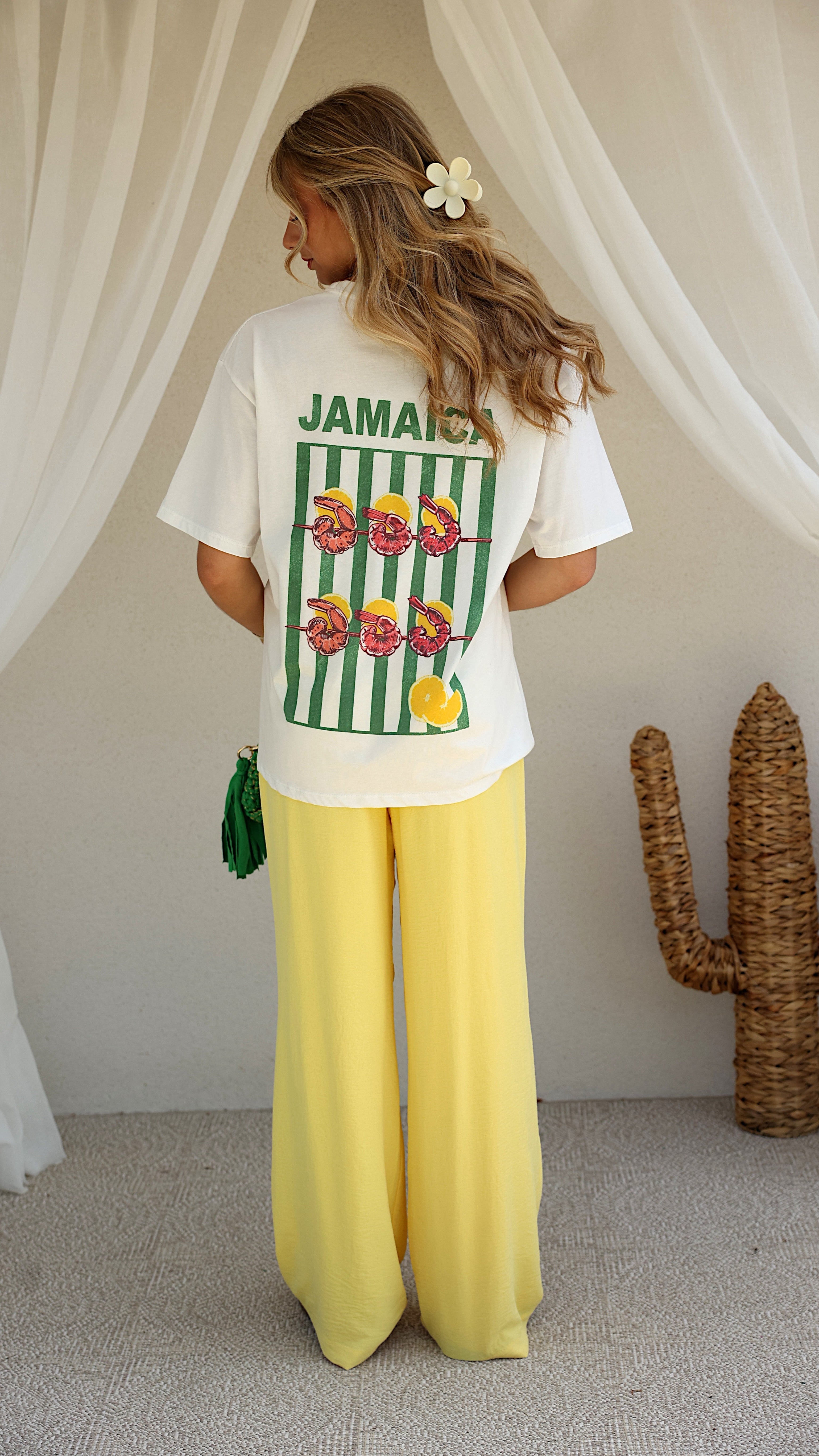 CAMISETA JAMAICA - BLANCA