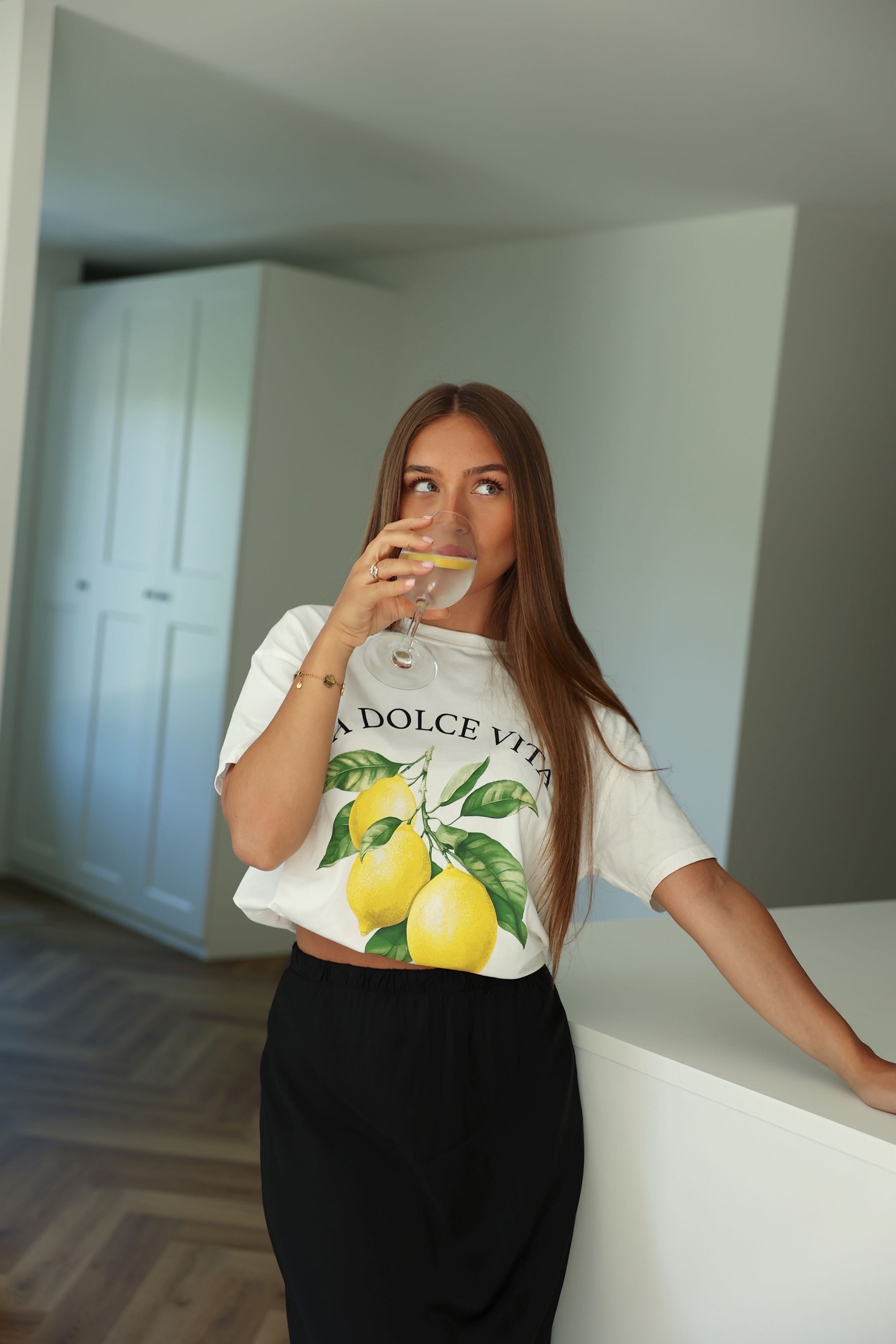 LEMON T-SHIRT - WHITE