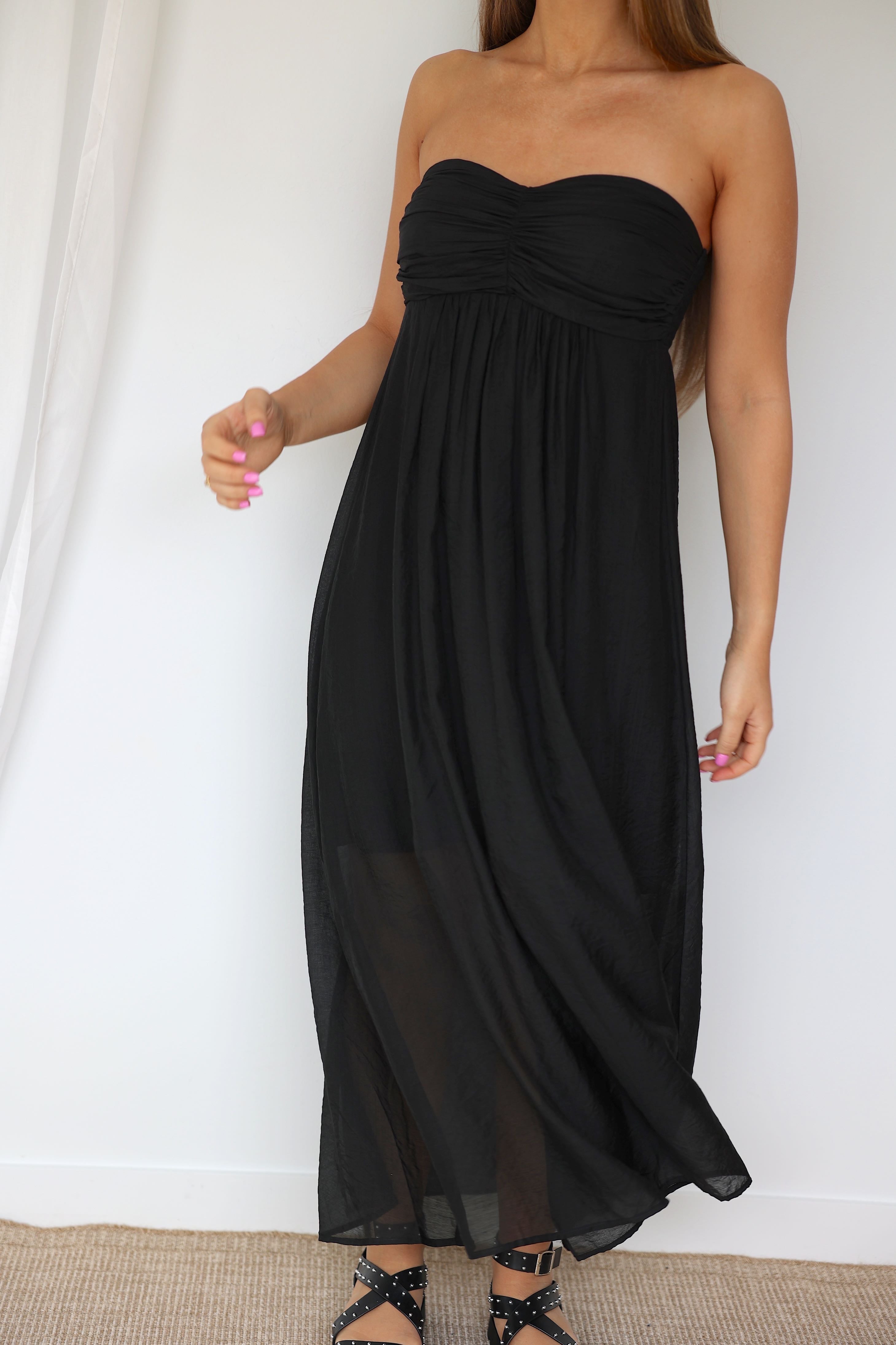 VESTIDO HELÓISE - NEGRO