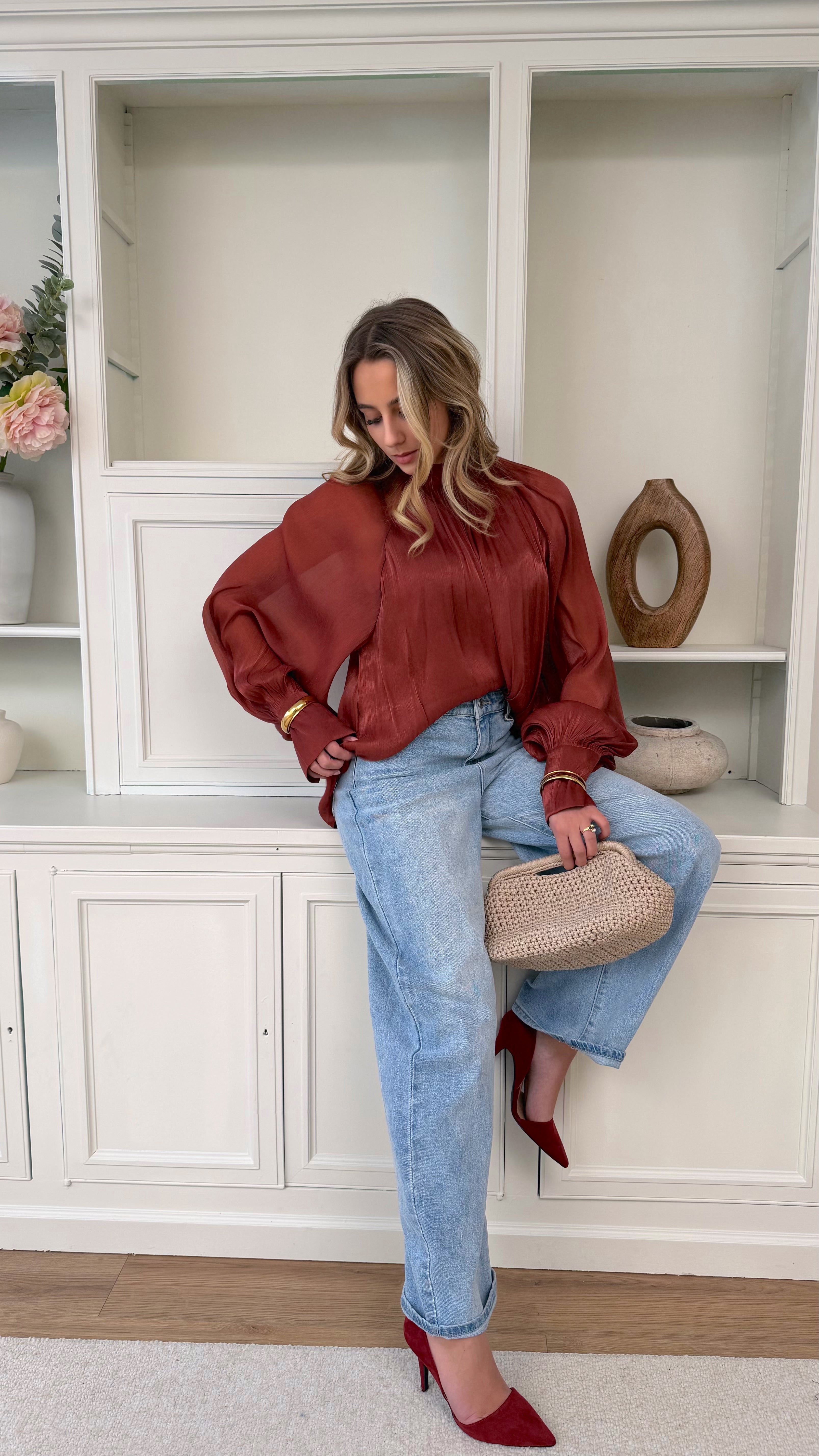 CIRUELA - BLUSA TERRACOTA