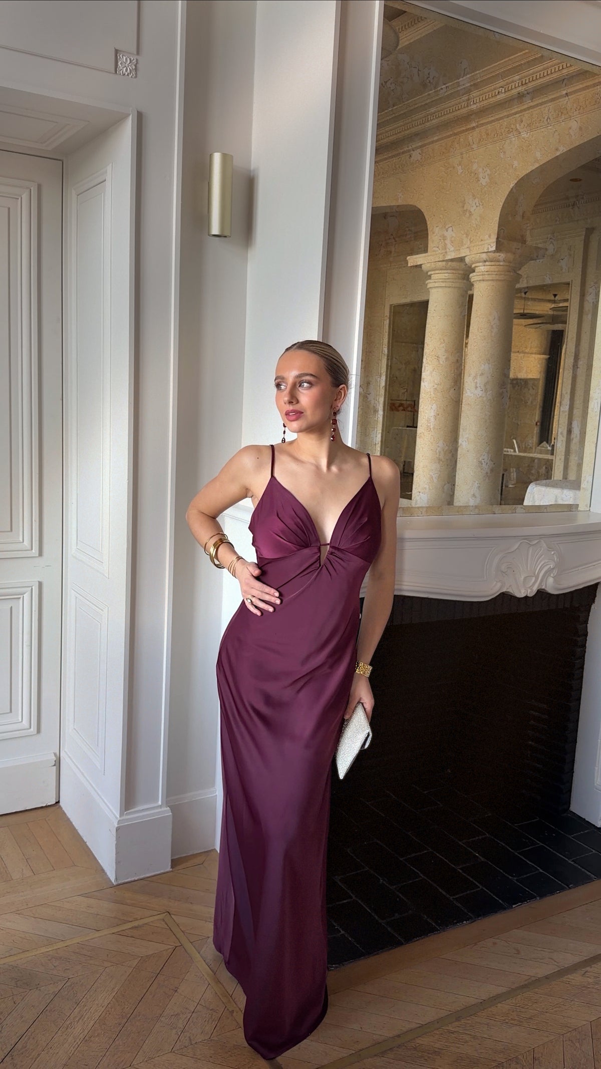 ROBE ANITA - PRUNE