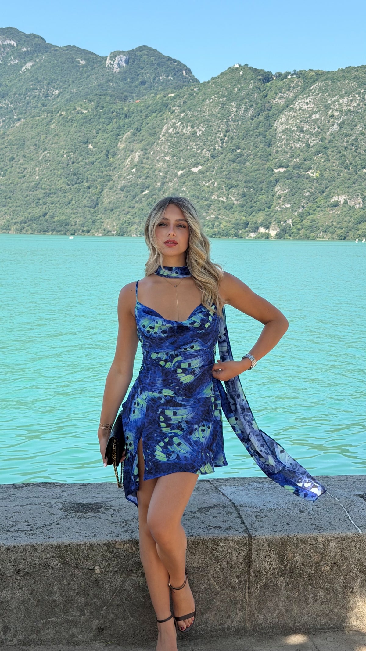 JADE DRESS - BLUE