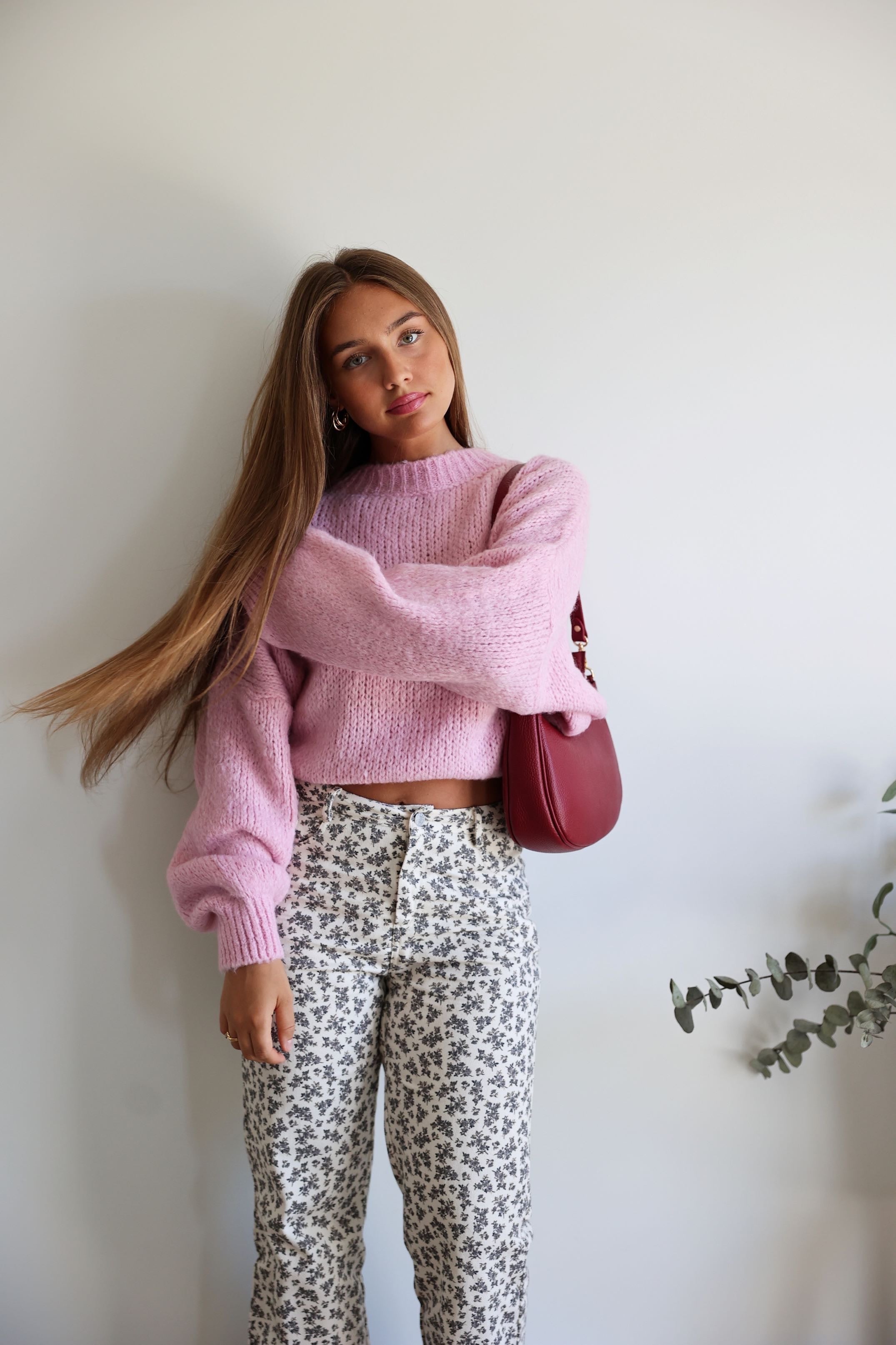 CLOÉ SWEATER - PALE PINK