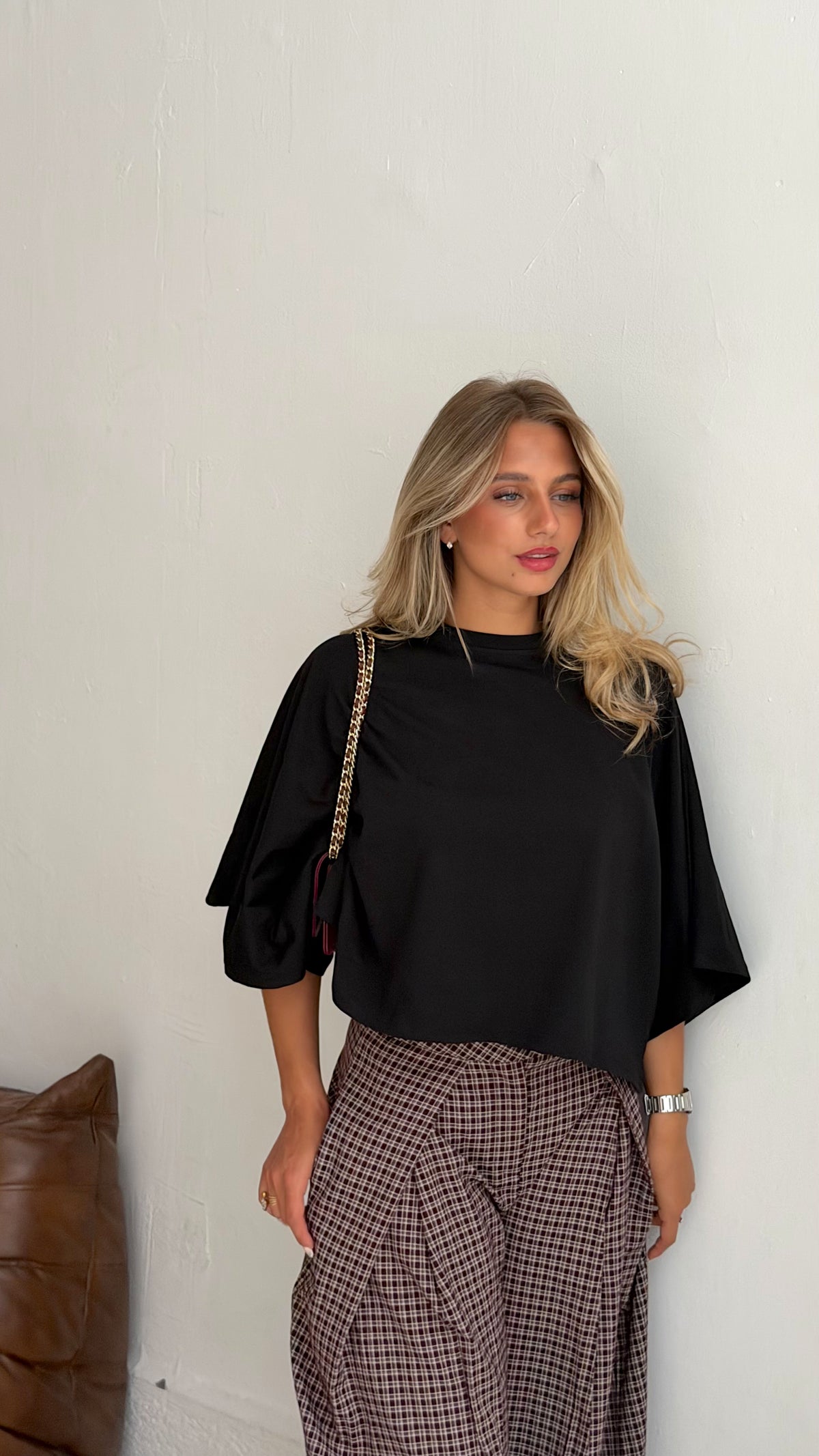 T SHIRT NINON - NOIR
