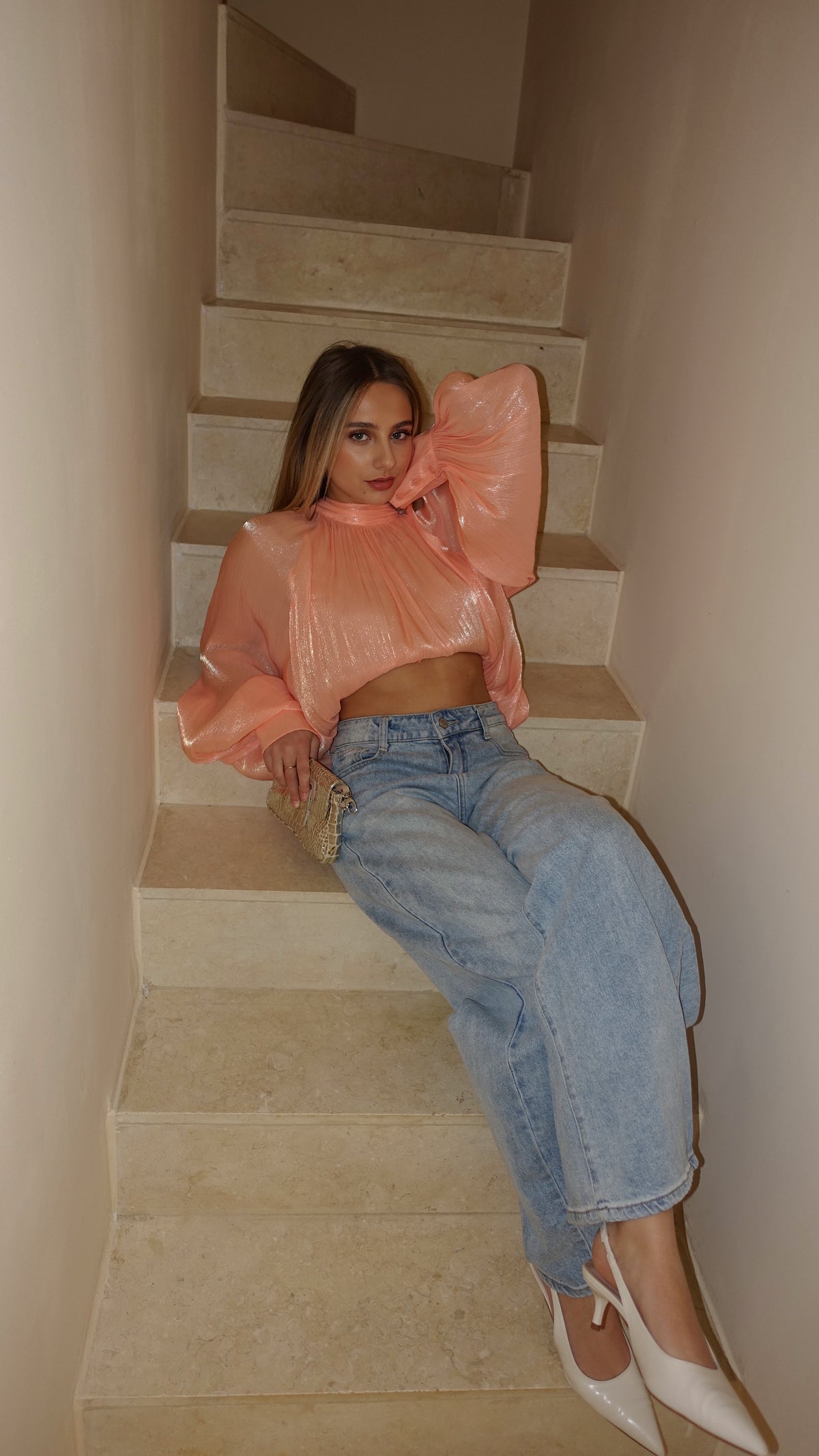 CIRUELA - BLUSA NARANJA