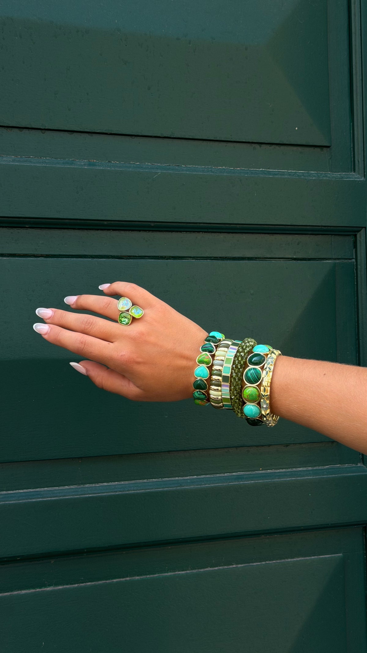 BRACELET MOSAÏQUE - VERT