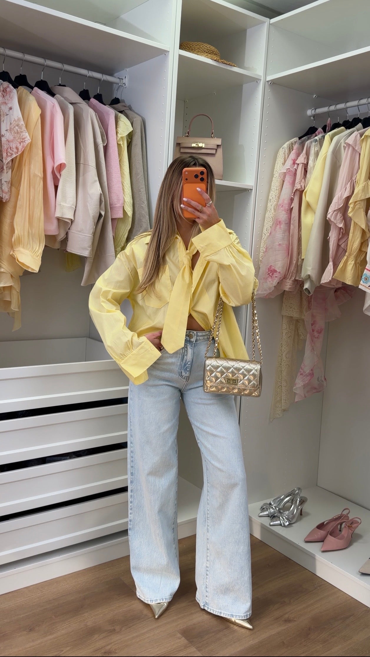 CHEMISE CAMILLE - JAUNE