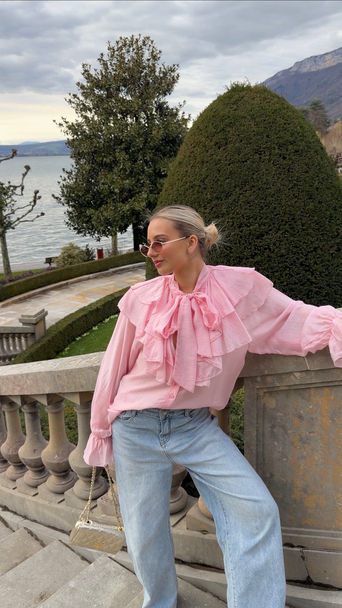 CHLOE BLOUSE - PINK
