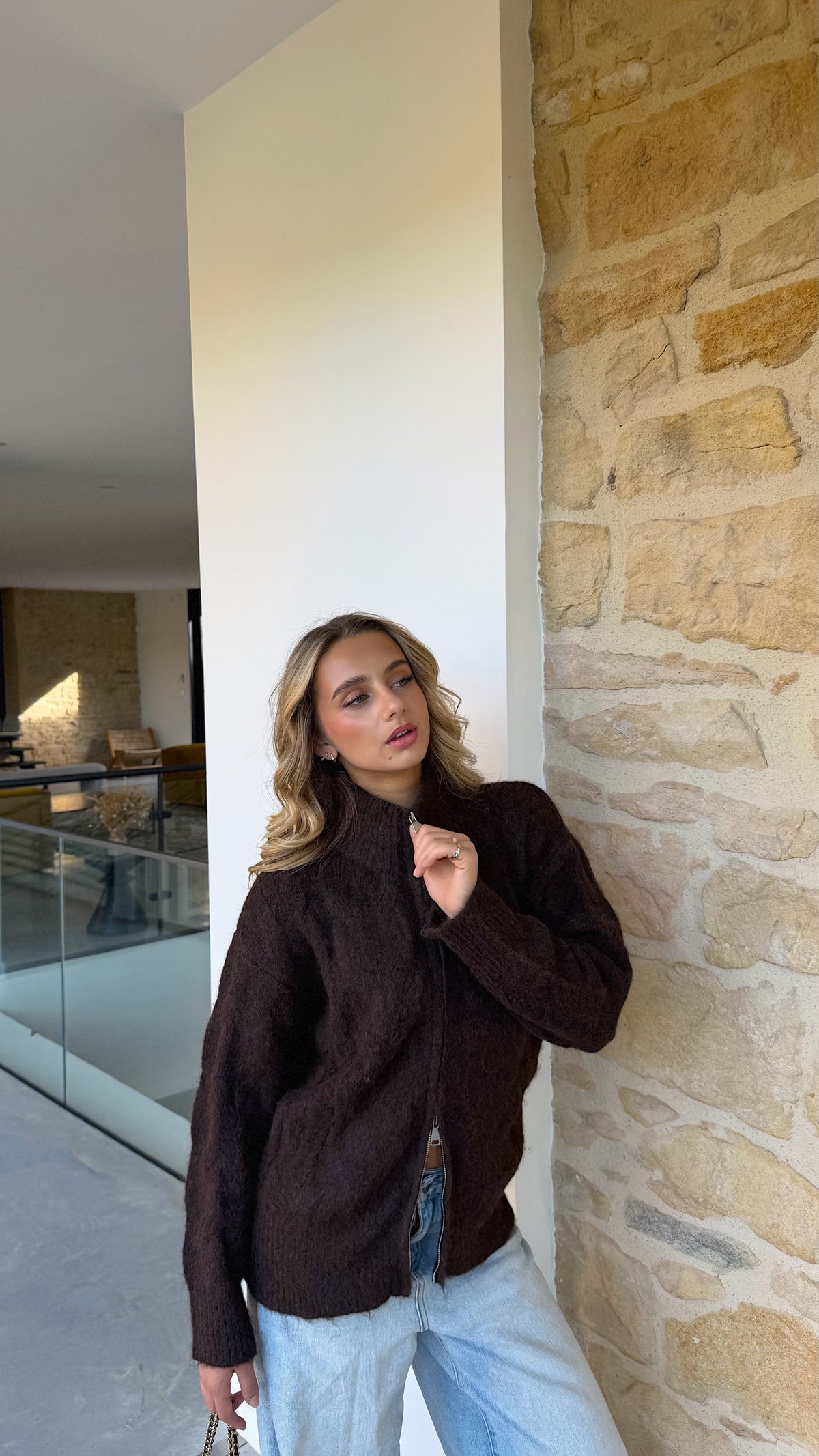 GILET SEGOLENE - CHOCO