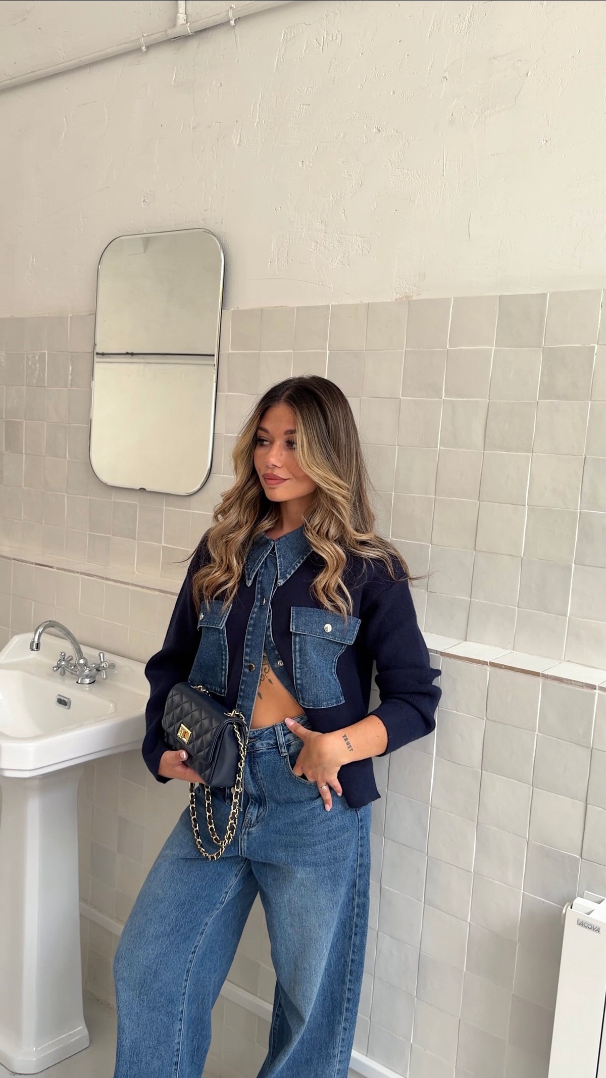 GILET ASTRID - MARINE