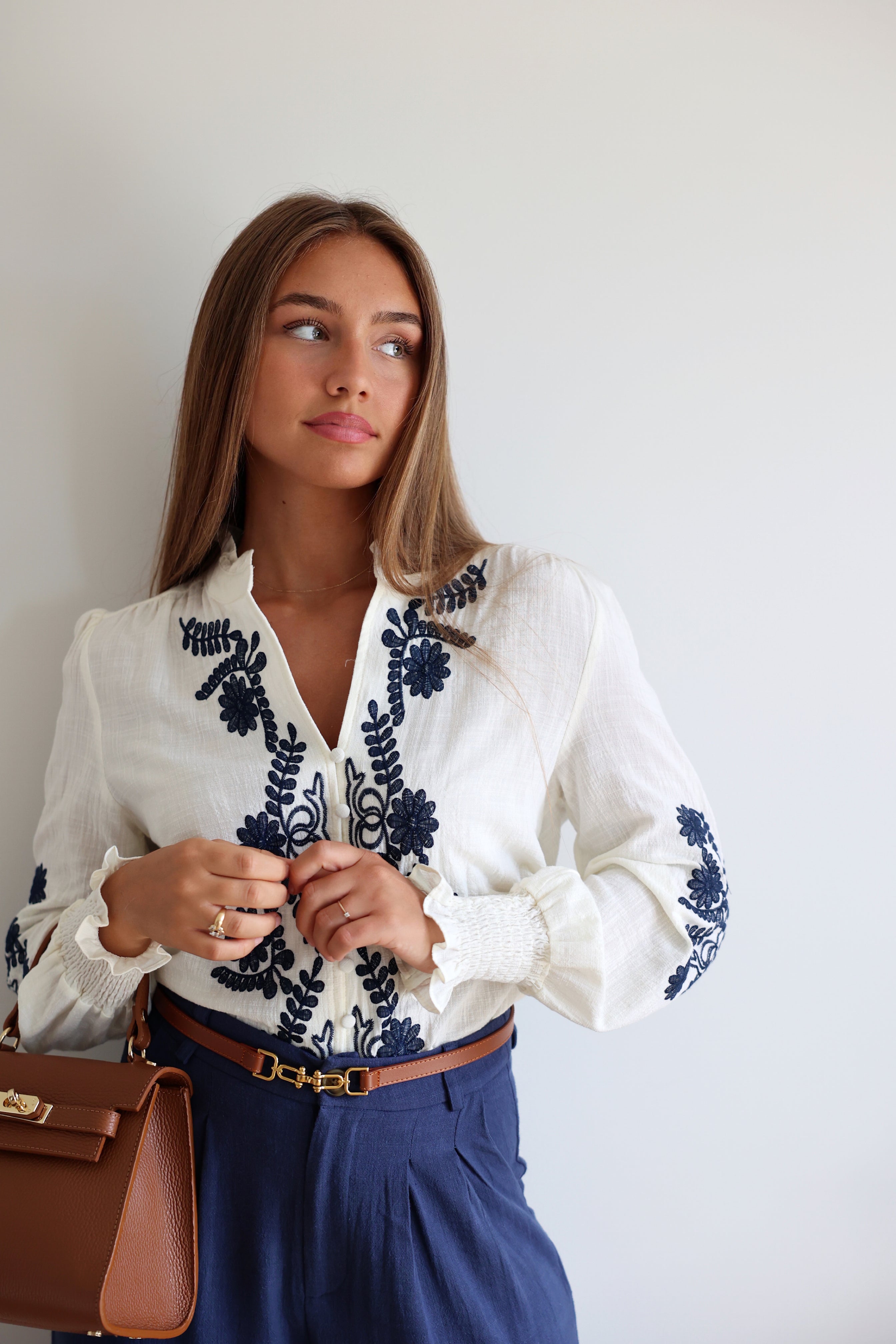 BLOUSE SUZANNA - ÉCRUE