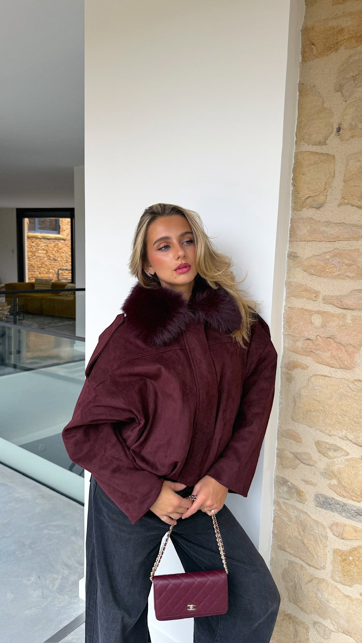 VESTE SOLYNE - BORDEAUX