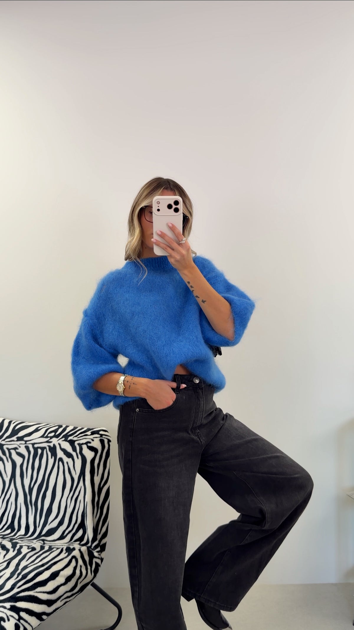 PULL VALERIE - BLEU