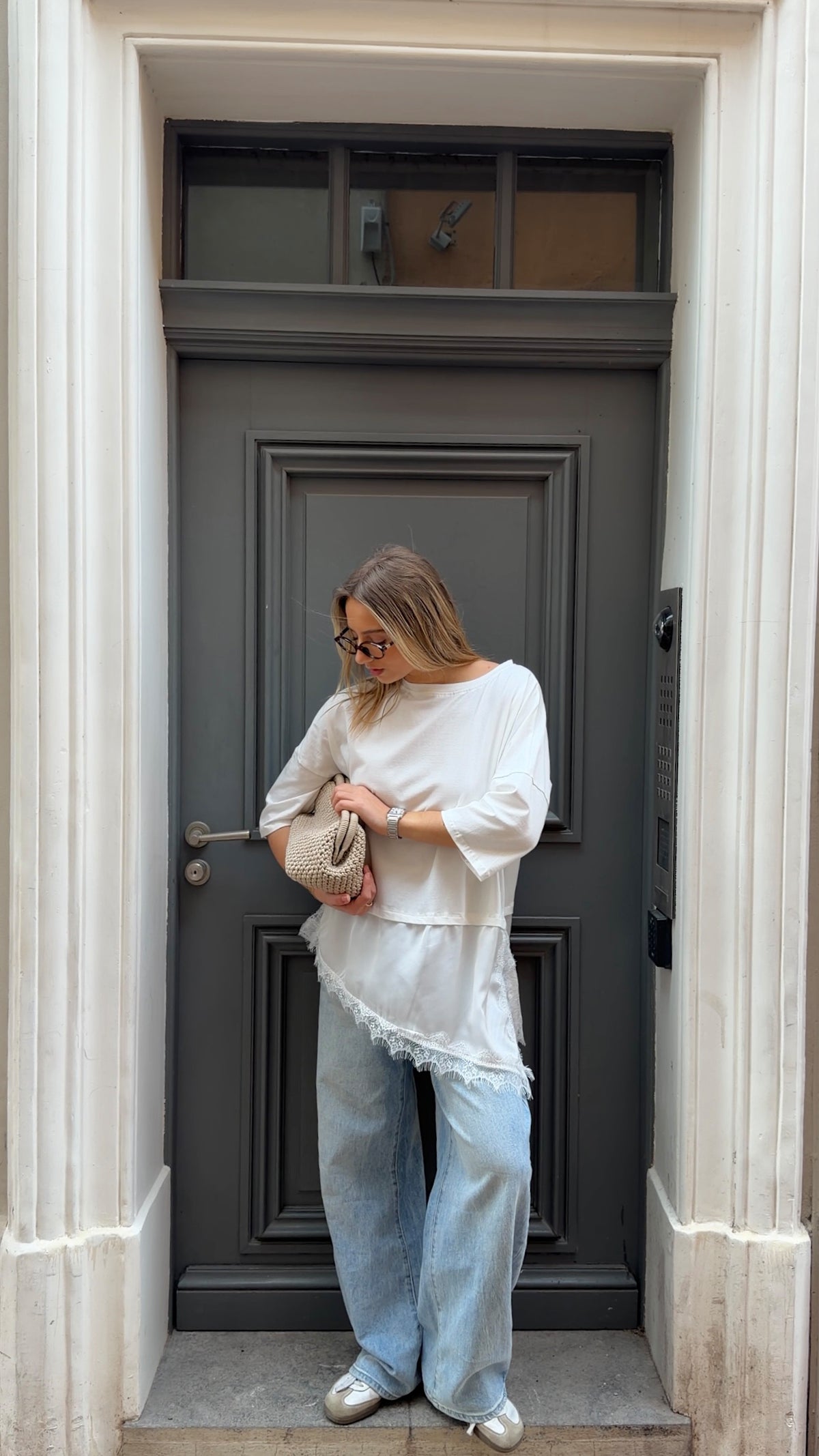 T-SHIRT LISON - BLANC