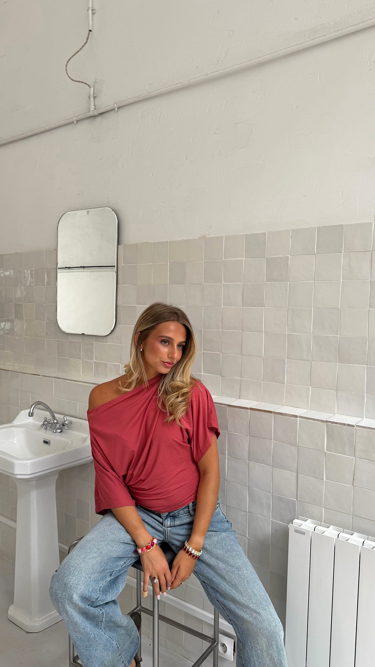 TOP MILA - TERRACOTTA