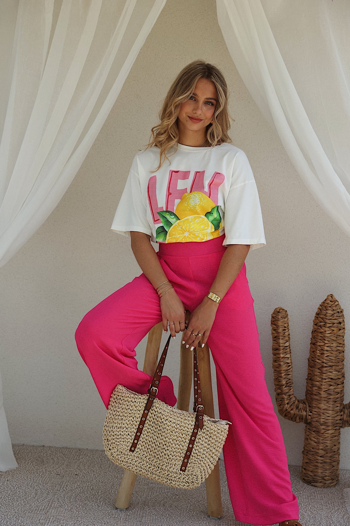 PANTALON SOLUNA - FUSCHIA