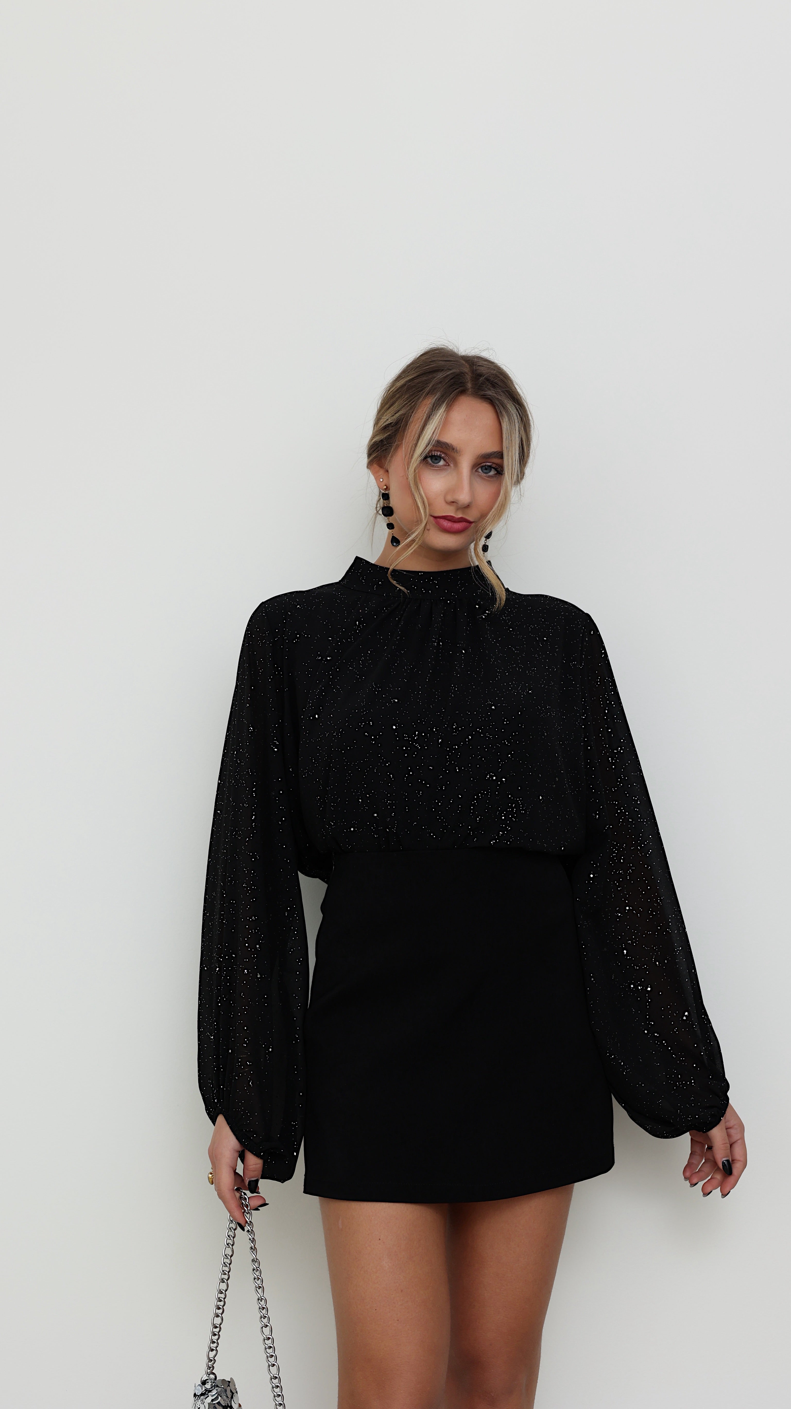 CLARA BLOUSE - BLACK