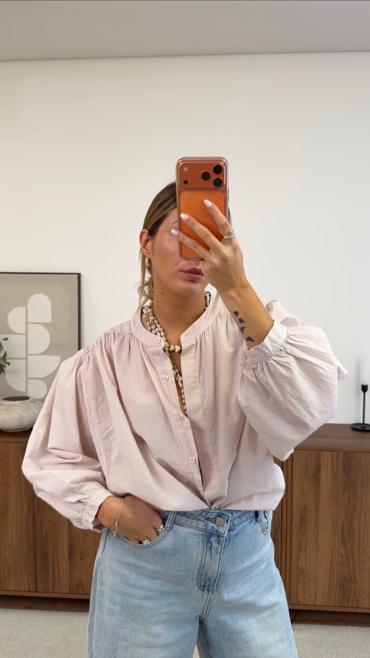 BLUSA CLÉA - ROSA CLARO