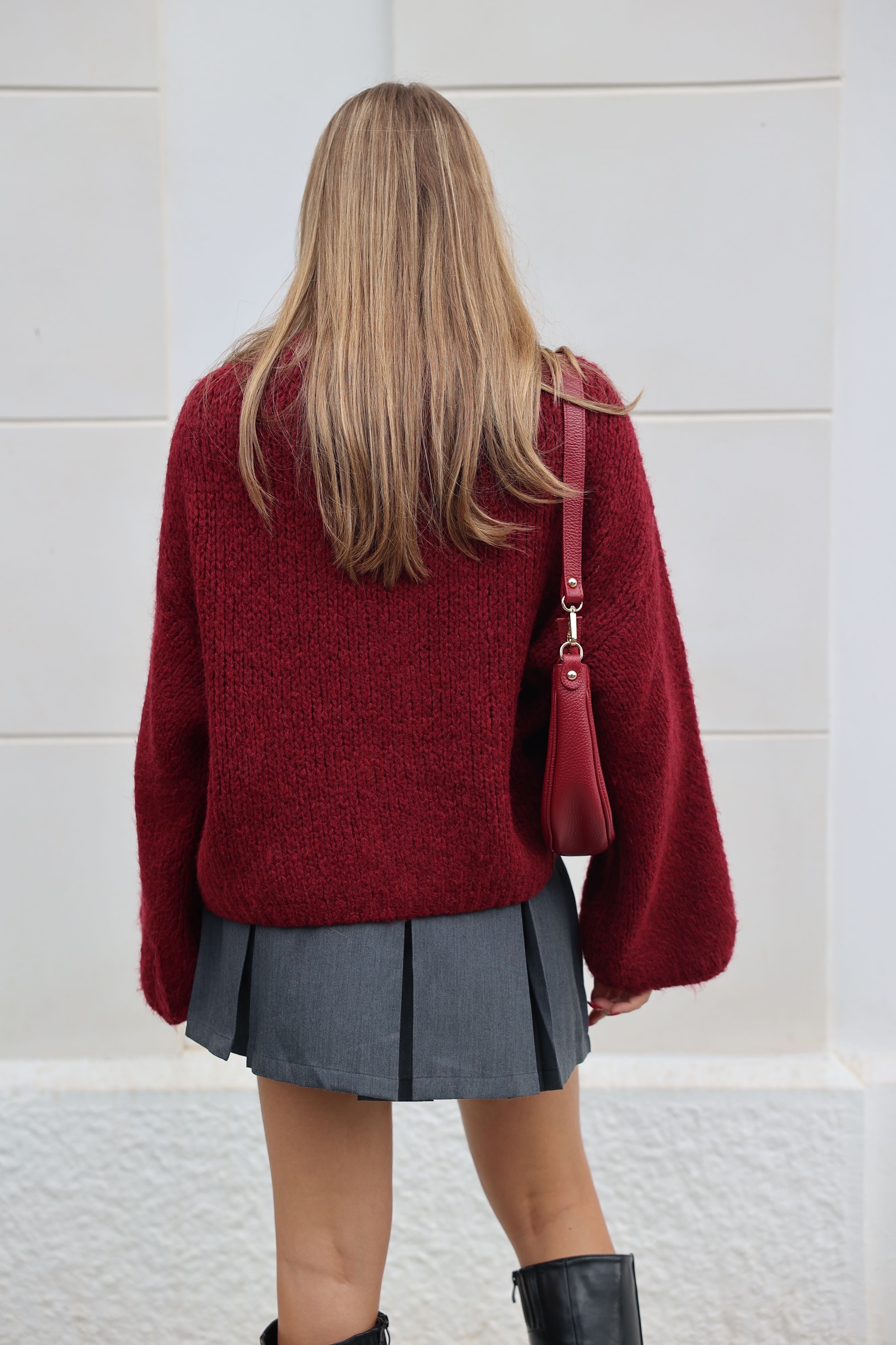 GILET LARA - BORDEAUX