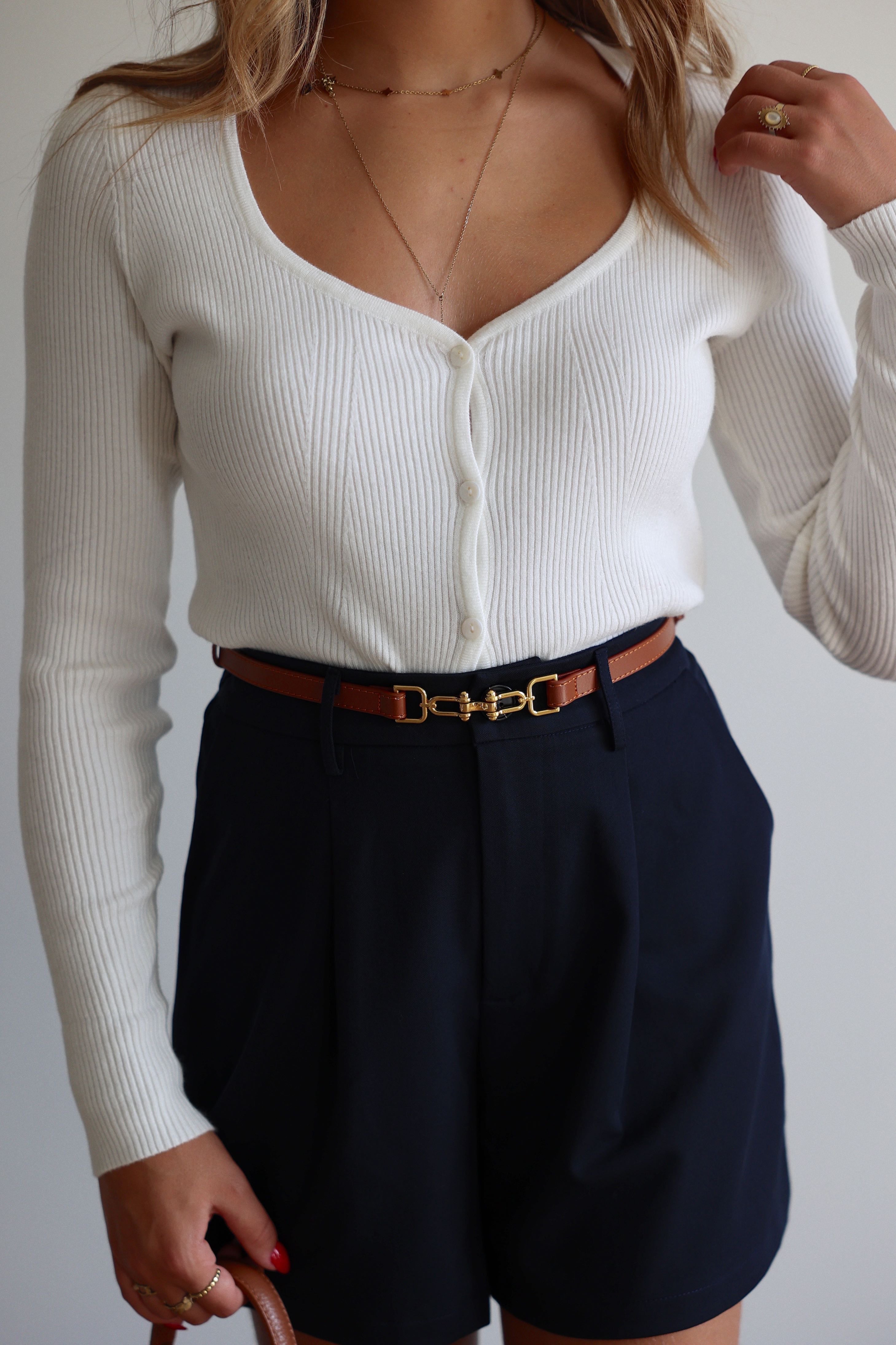 PULL MARINE - BLANC