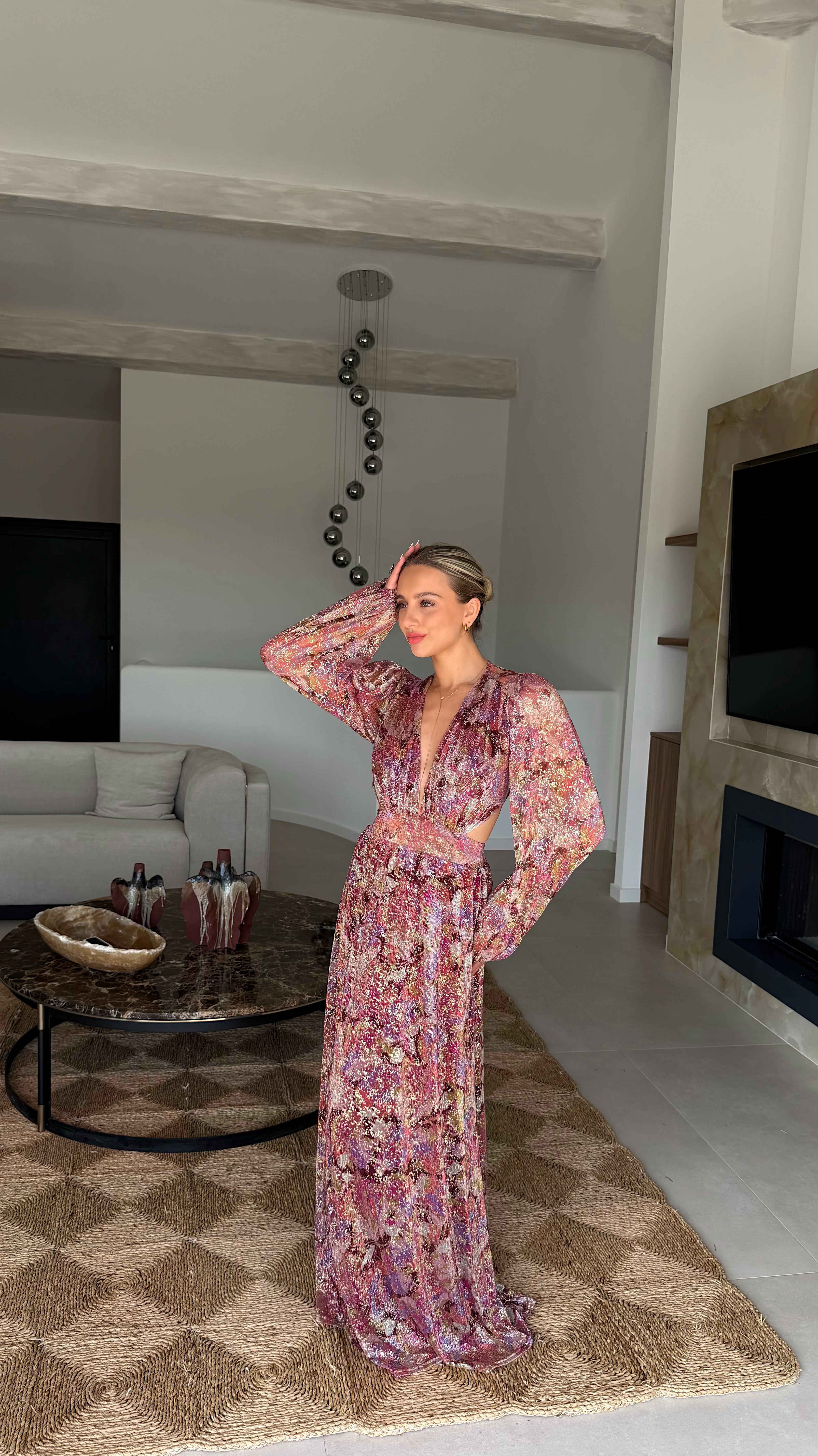 ROBE SIENNA - BORDEAUX