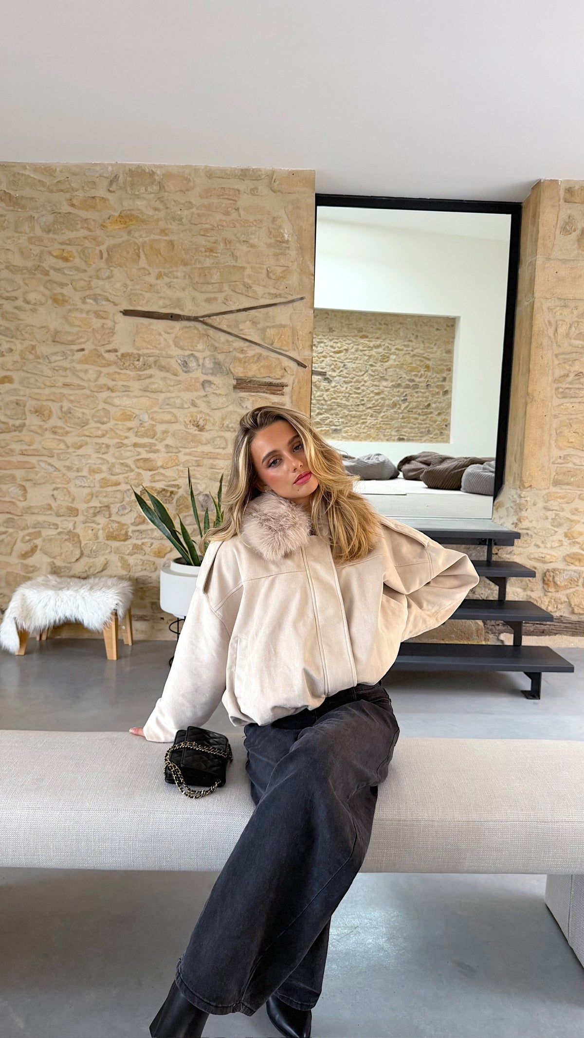 VESTE SOLYNE - BEIGE