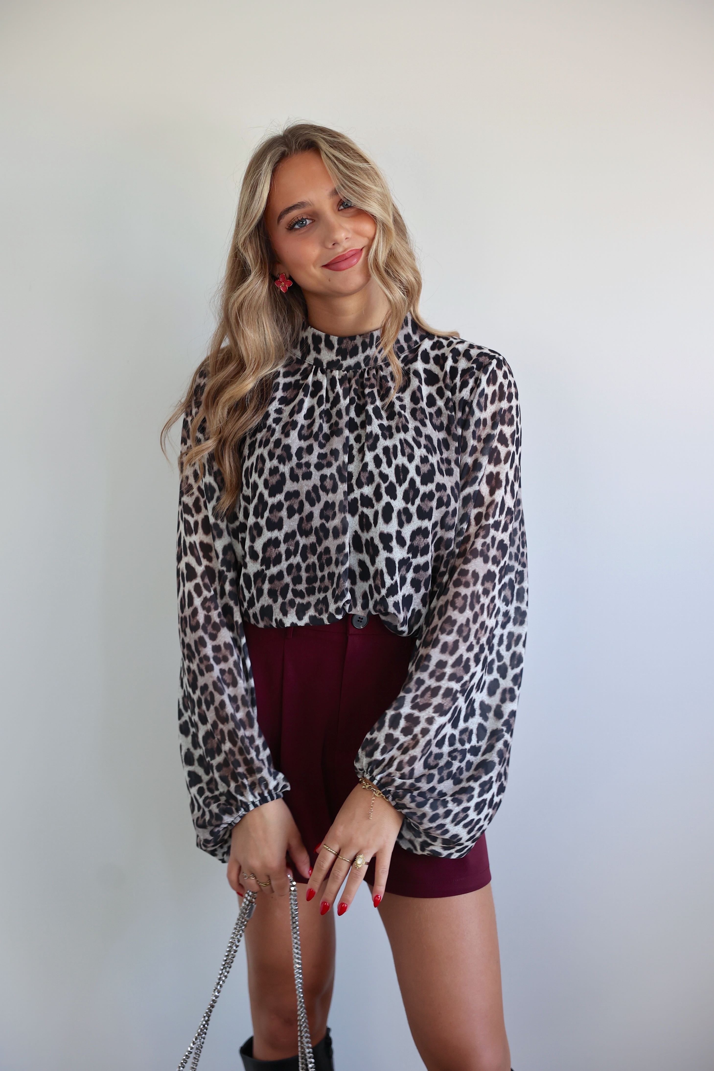 BLUSA BEA - LEOPARDO