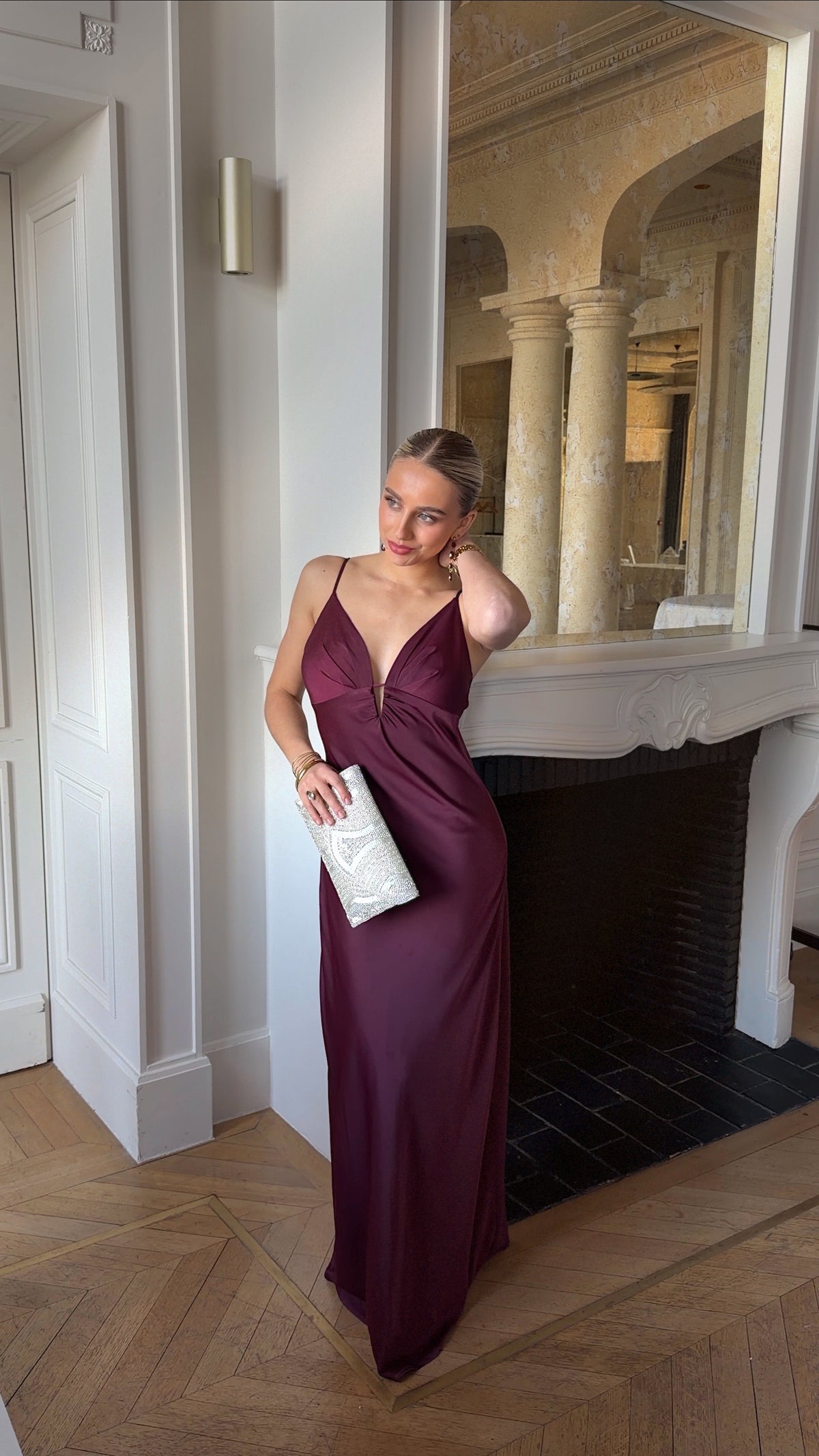 ROBE ANITA - PRUNE