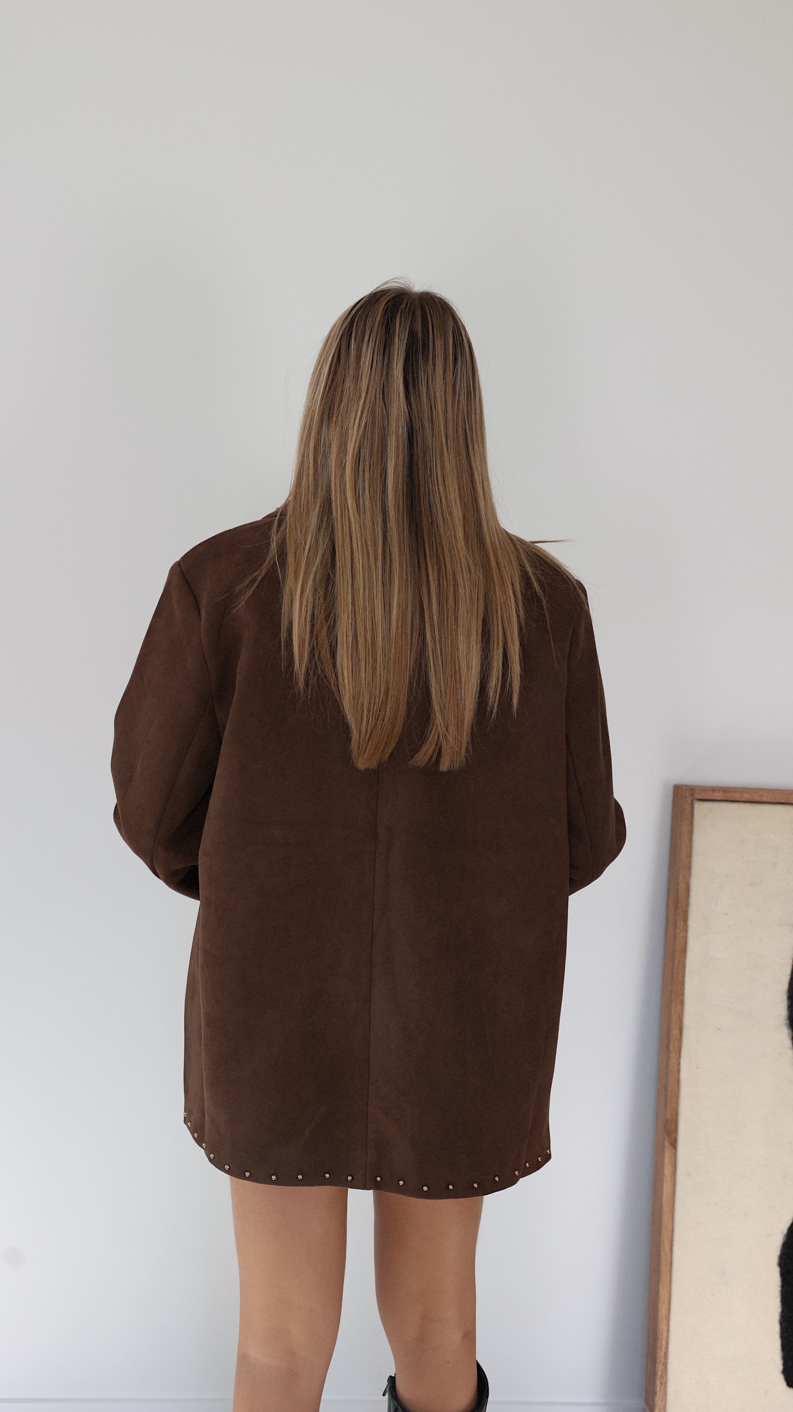 BLAZER DANIA - MARRON