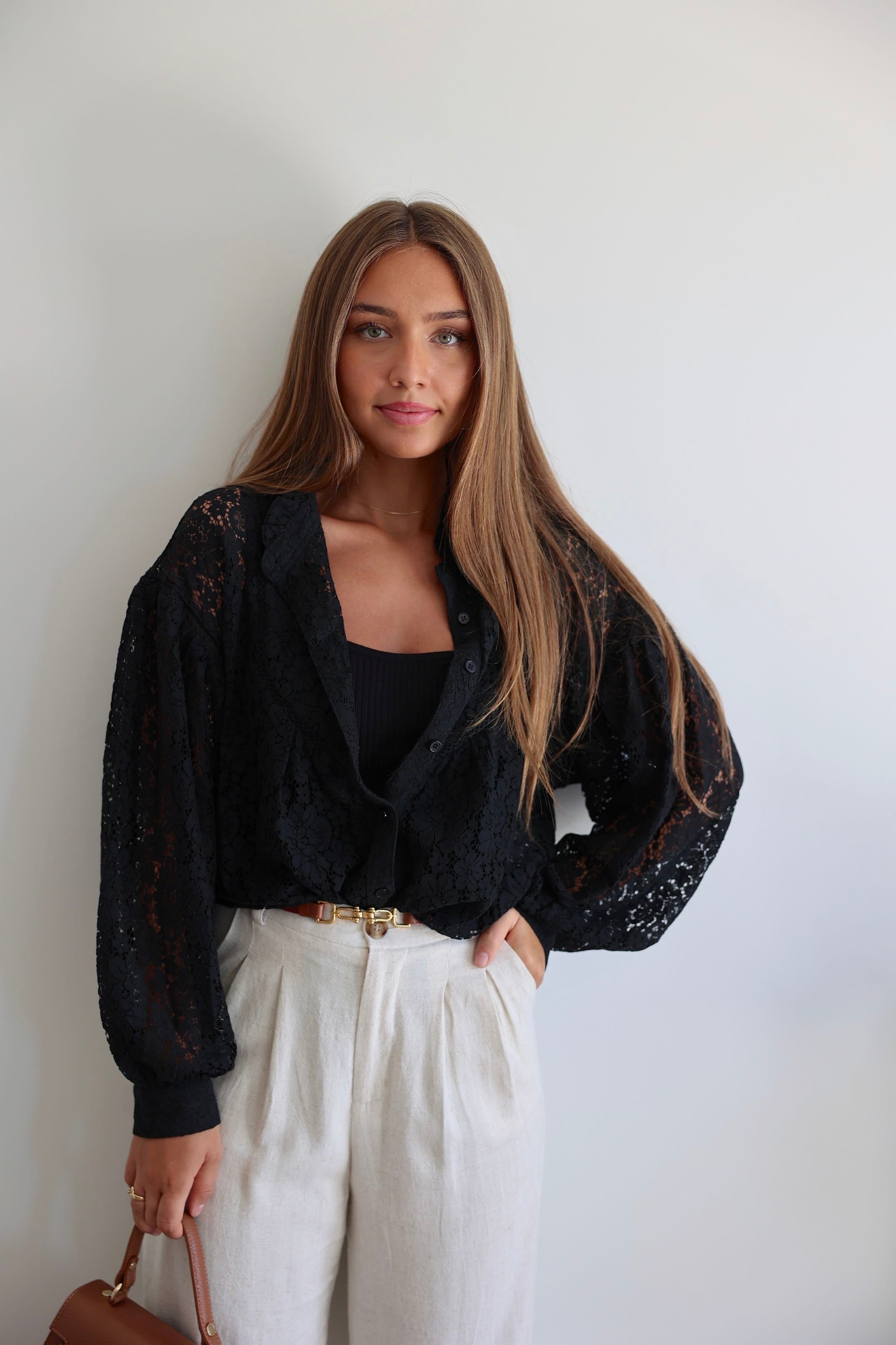 CHEMISE MELISSA - NOIR